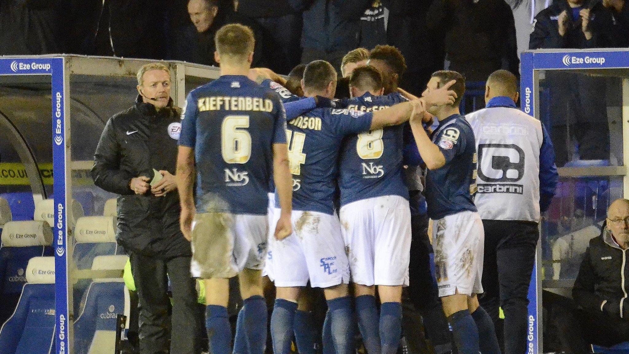 Birmingham City celebrate