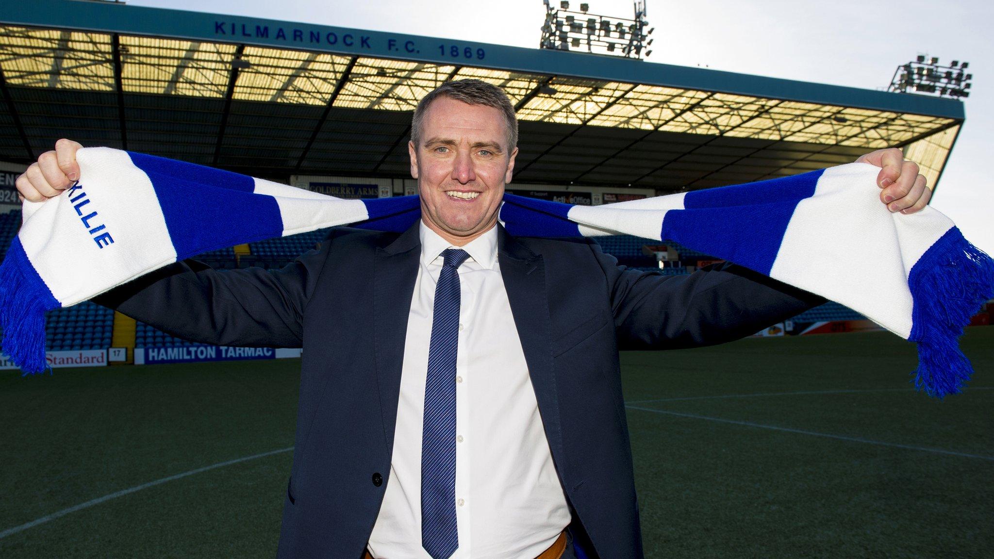 Kilmarnock manager Lee Clark