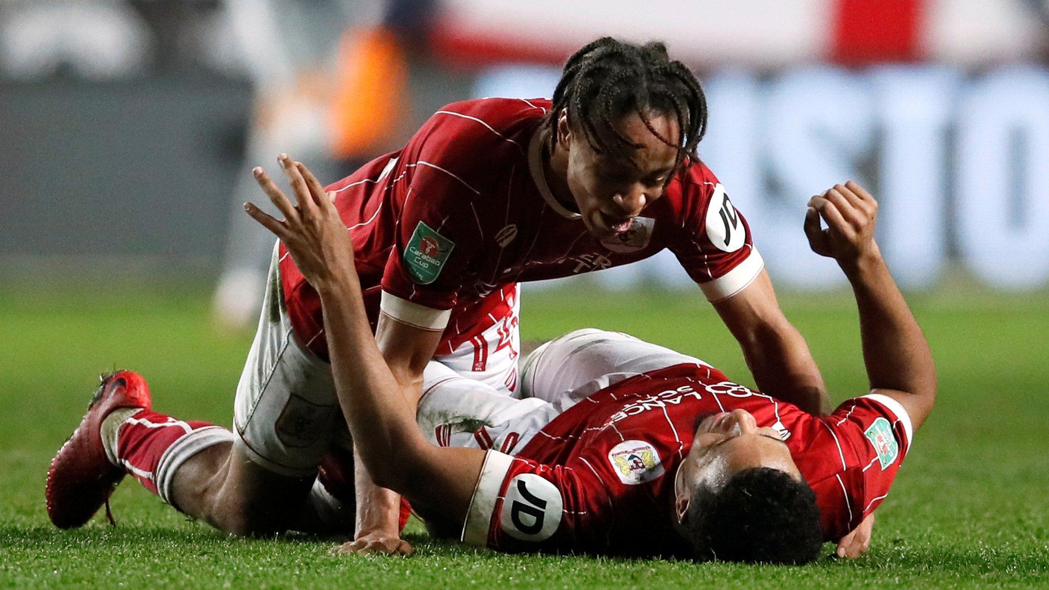 Bristol City celebrate