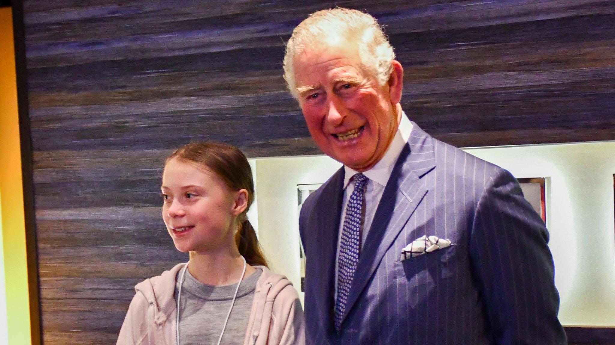 Greta Thunberg and the Prince of Wales