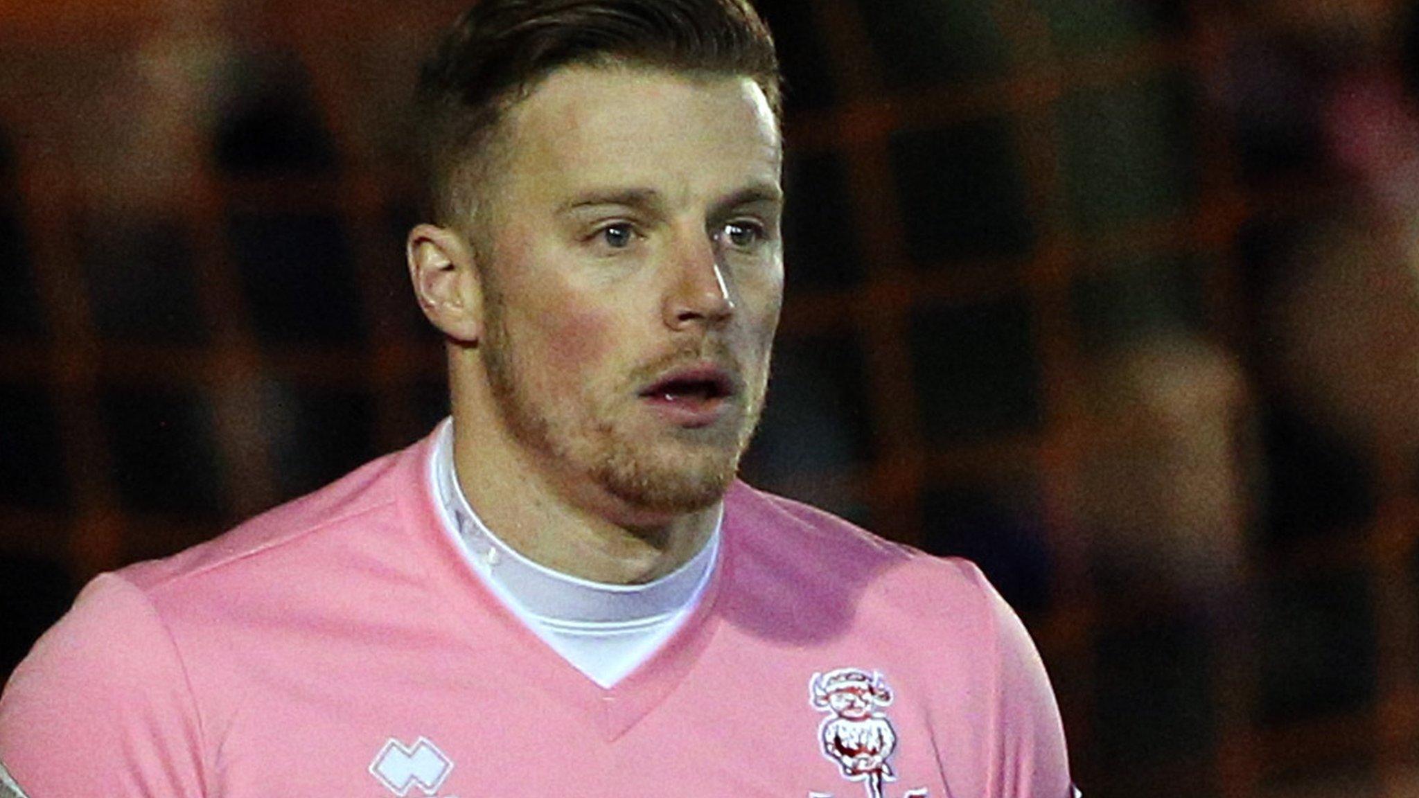 Paul Farman playing for Lincoln City