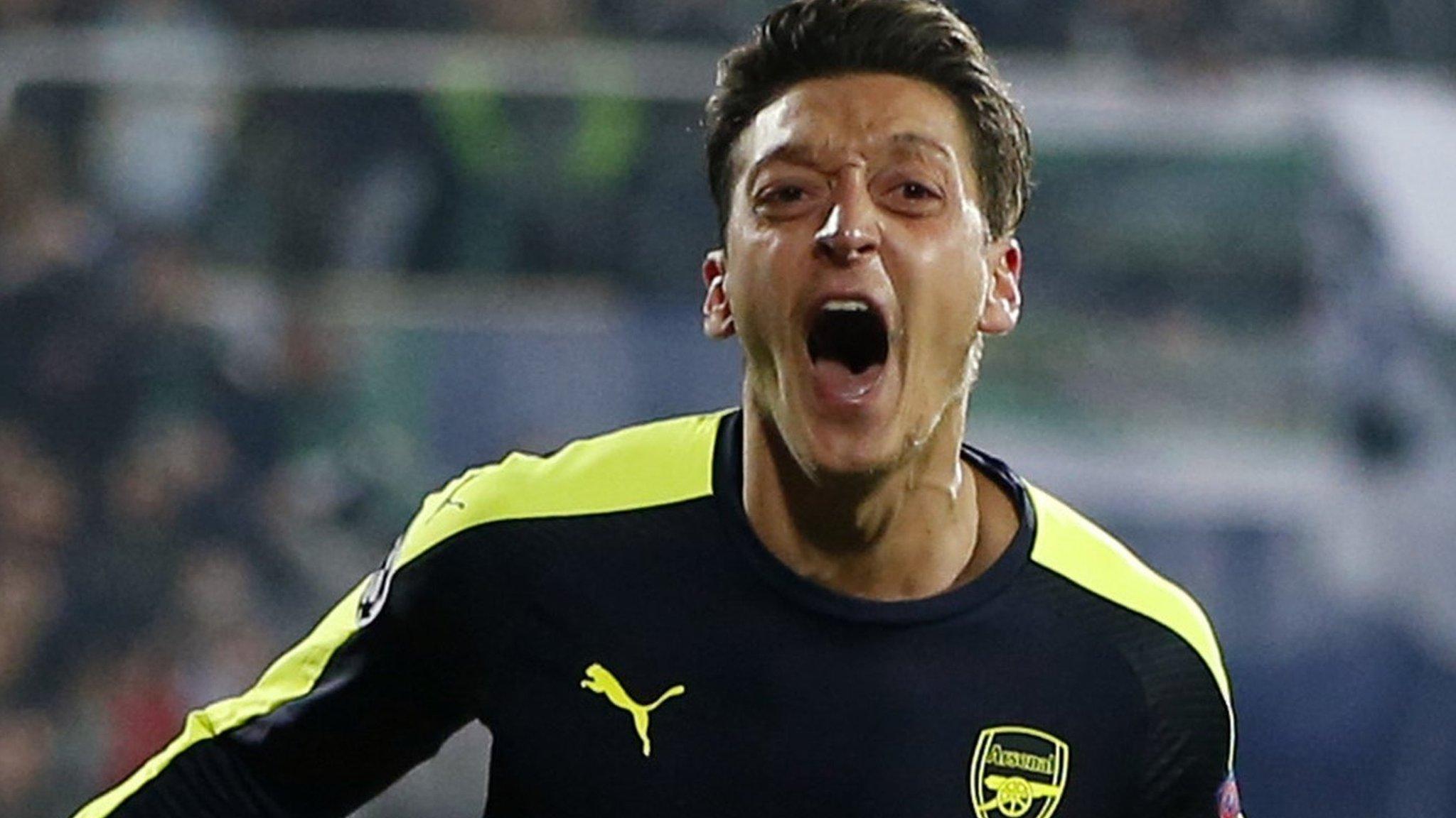 Arsenal playmaker Mesut Ozil