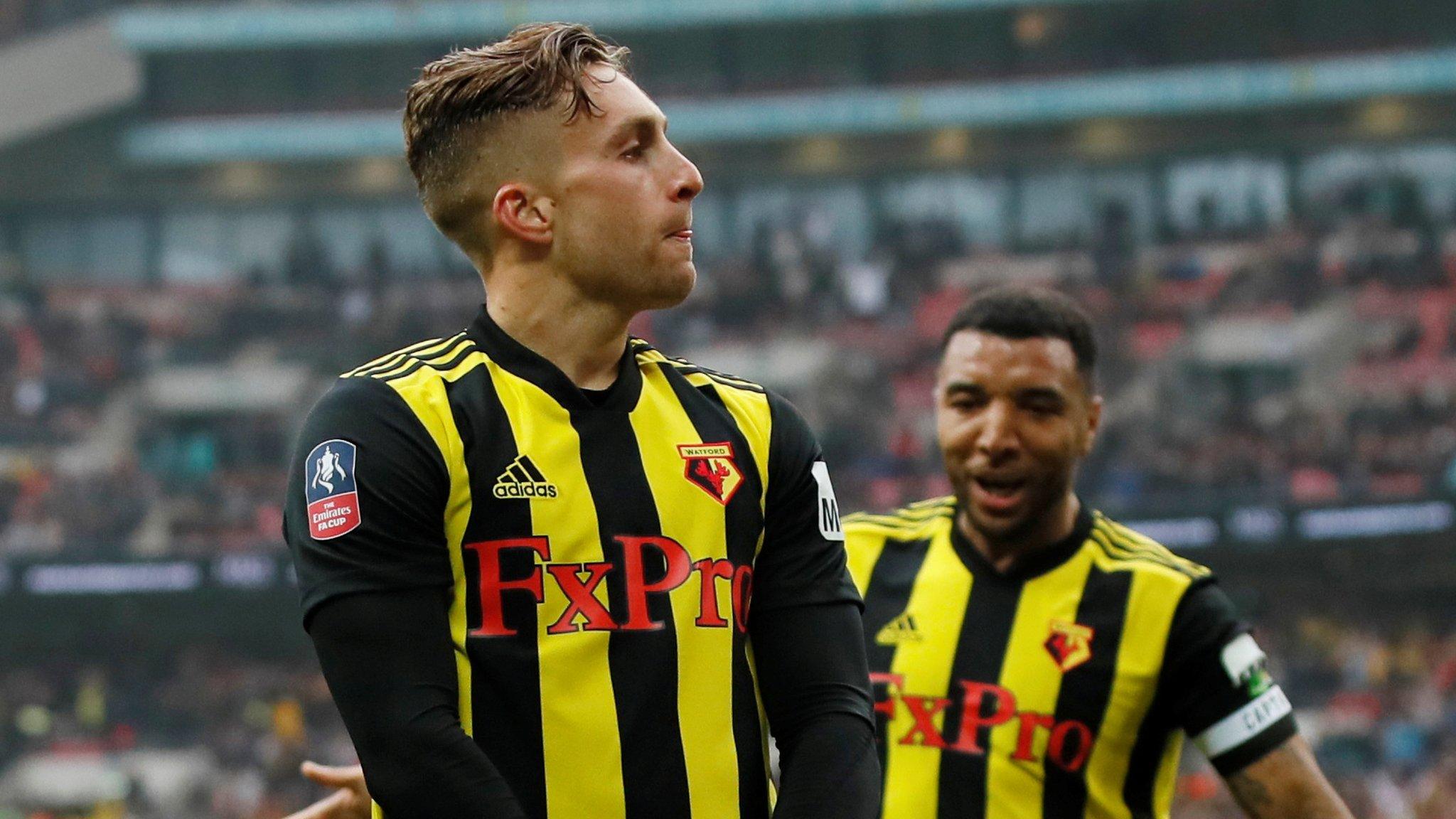 Gerard Deulofeu celebrates