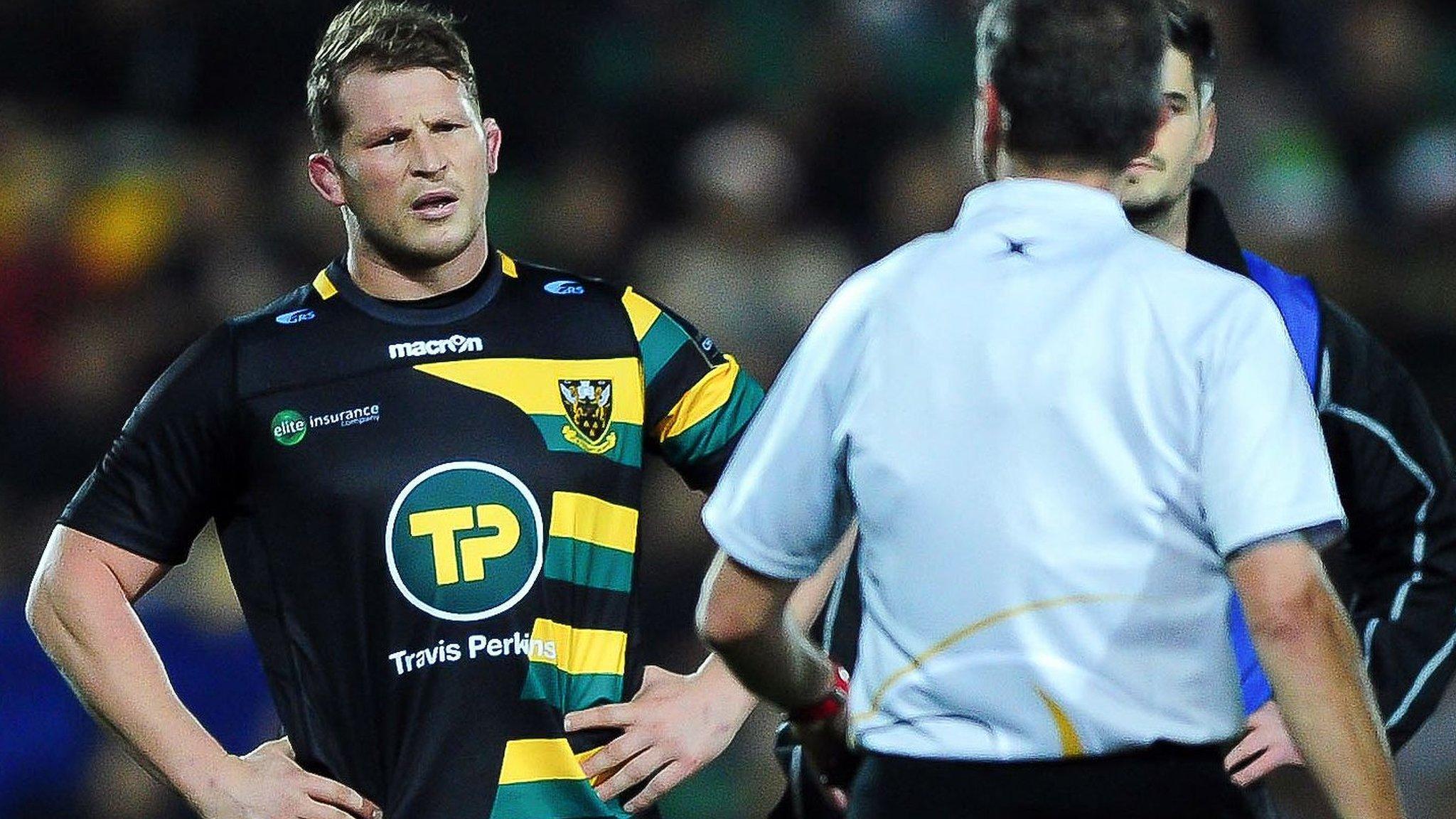 Dylan Hartley is sent off