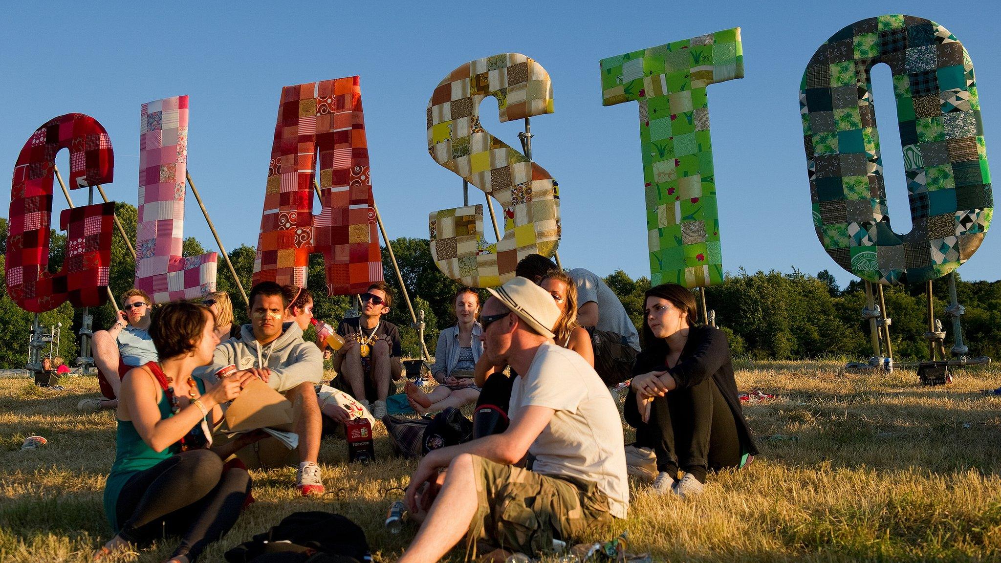 Glastonbury sign