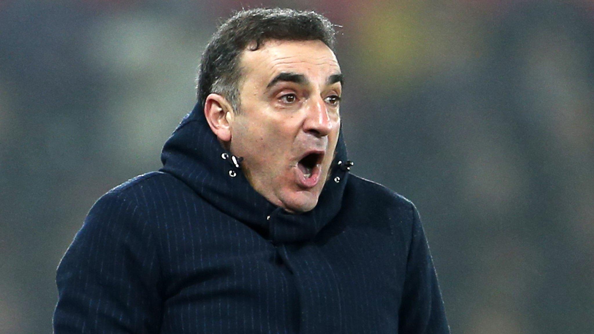 Swansea manager Carlos Carvalhal