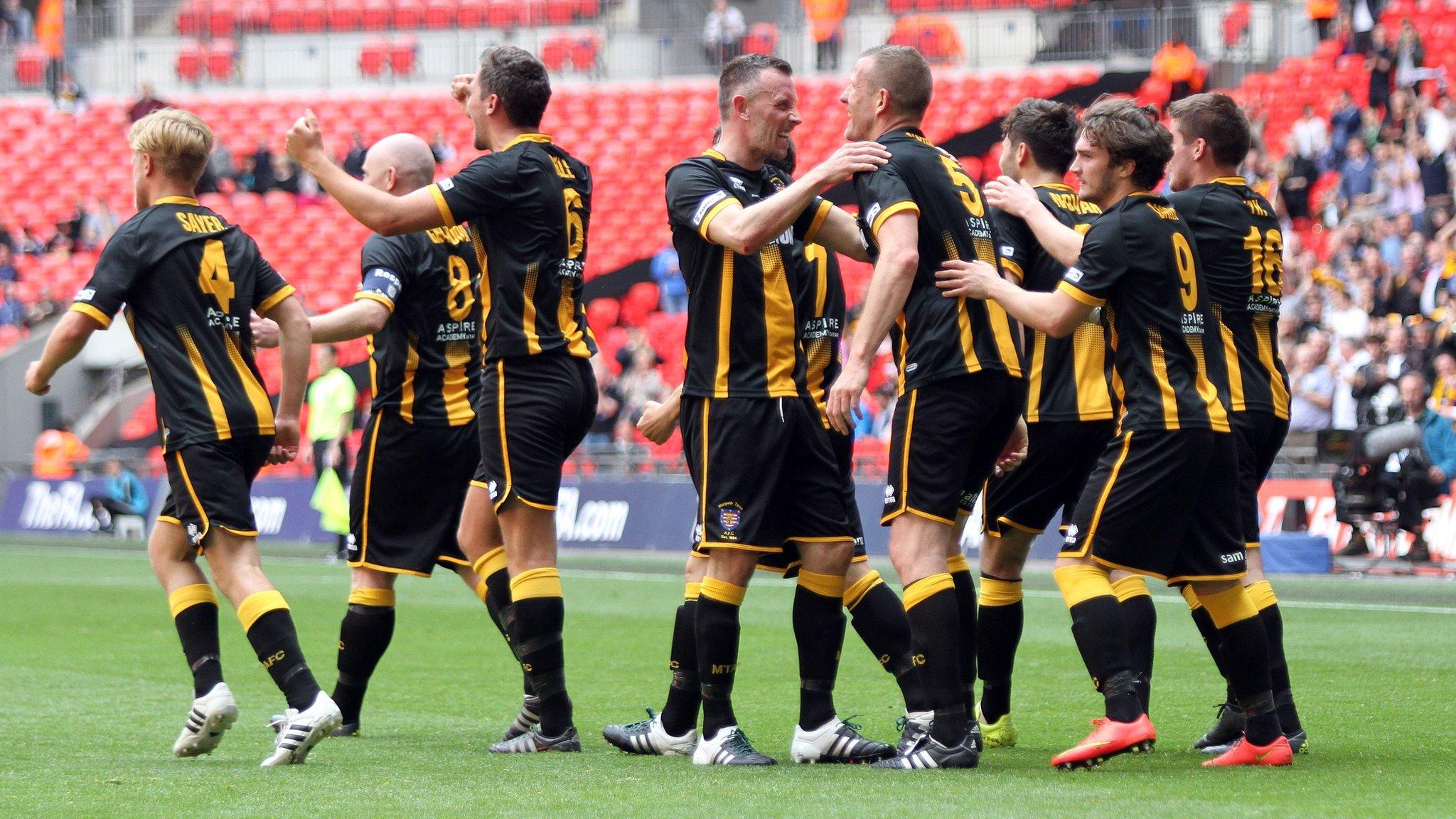 Chris Swailes' equaliser for Morpeth Town just before half-time was the turning point of the 2016 FA Vase final against Hereford FC at Wembley