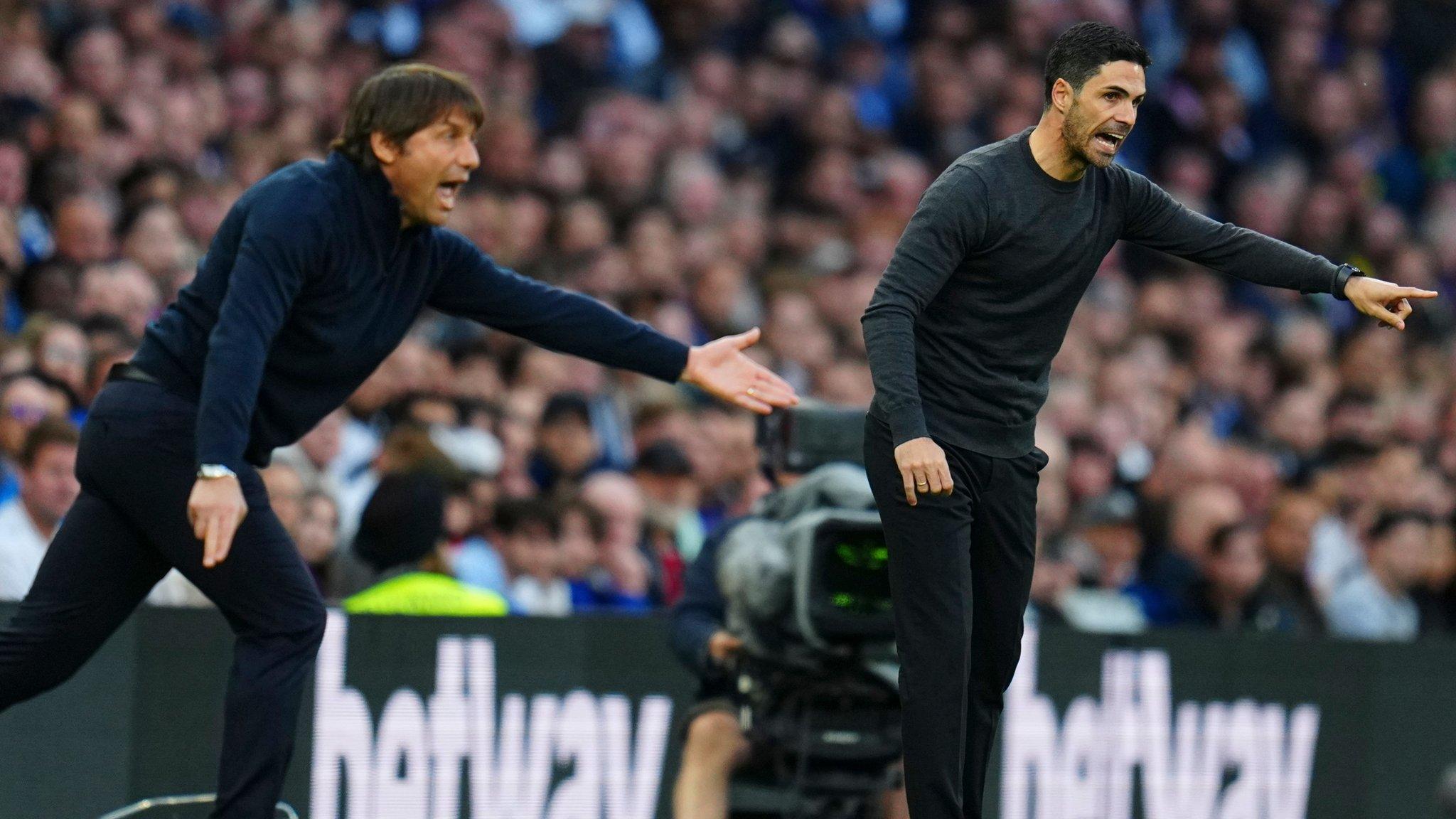 Antonio Conte and Mikel Arteta