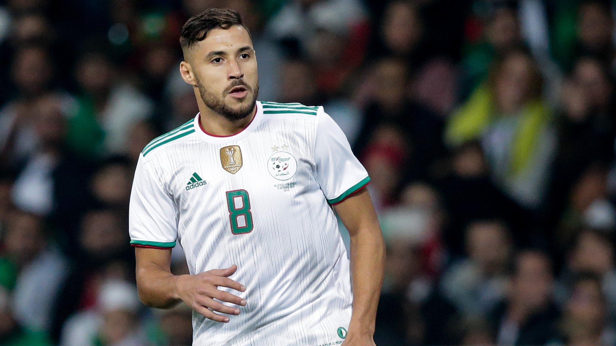 Algeria's Youcef Belaili