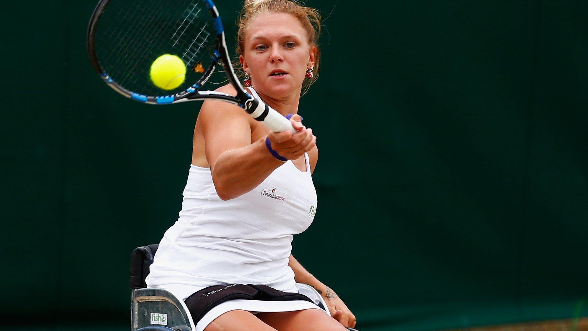 Wheelchair tennis player Jordanne Whiley