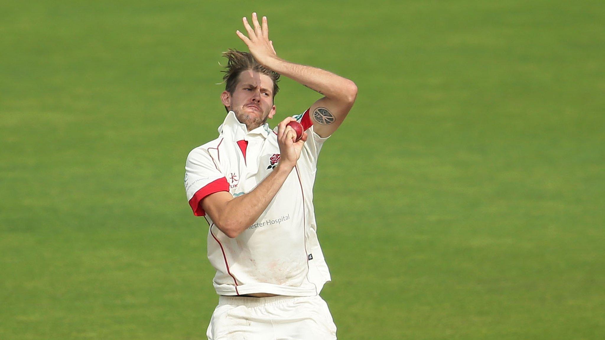 Lancashire fast bowler Tom Bailey