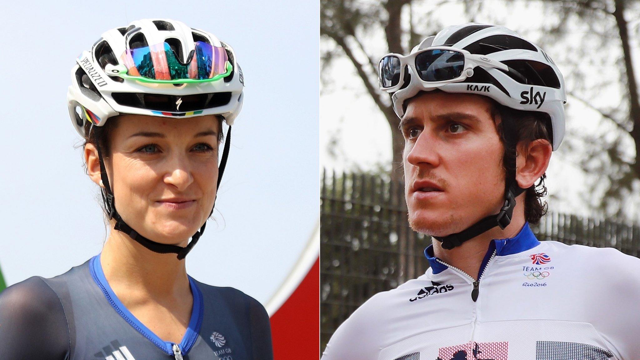 Great Britain cyclists Lizzie Deignan and Geraint Thomas