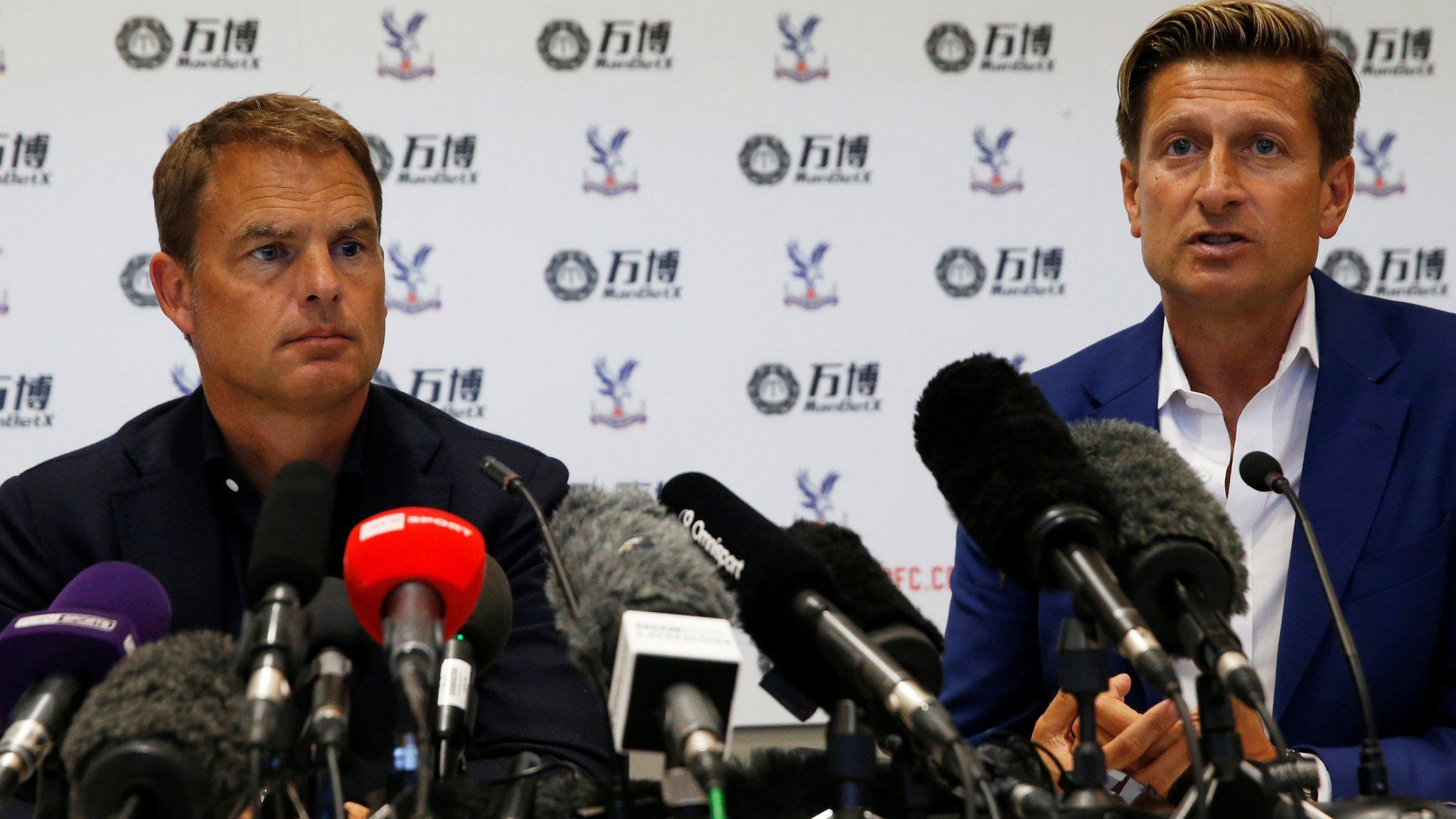 Frank de Boer and Steve Parish