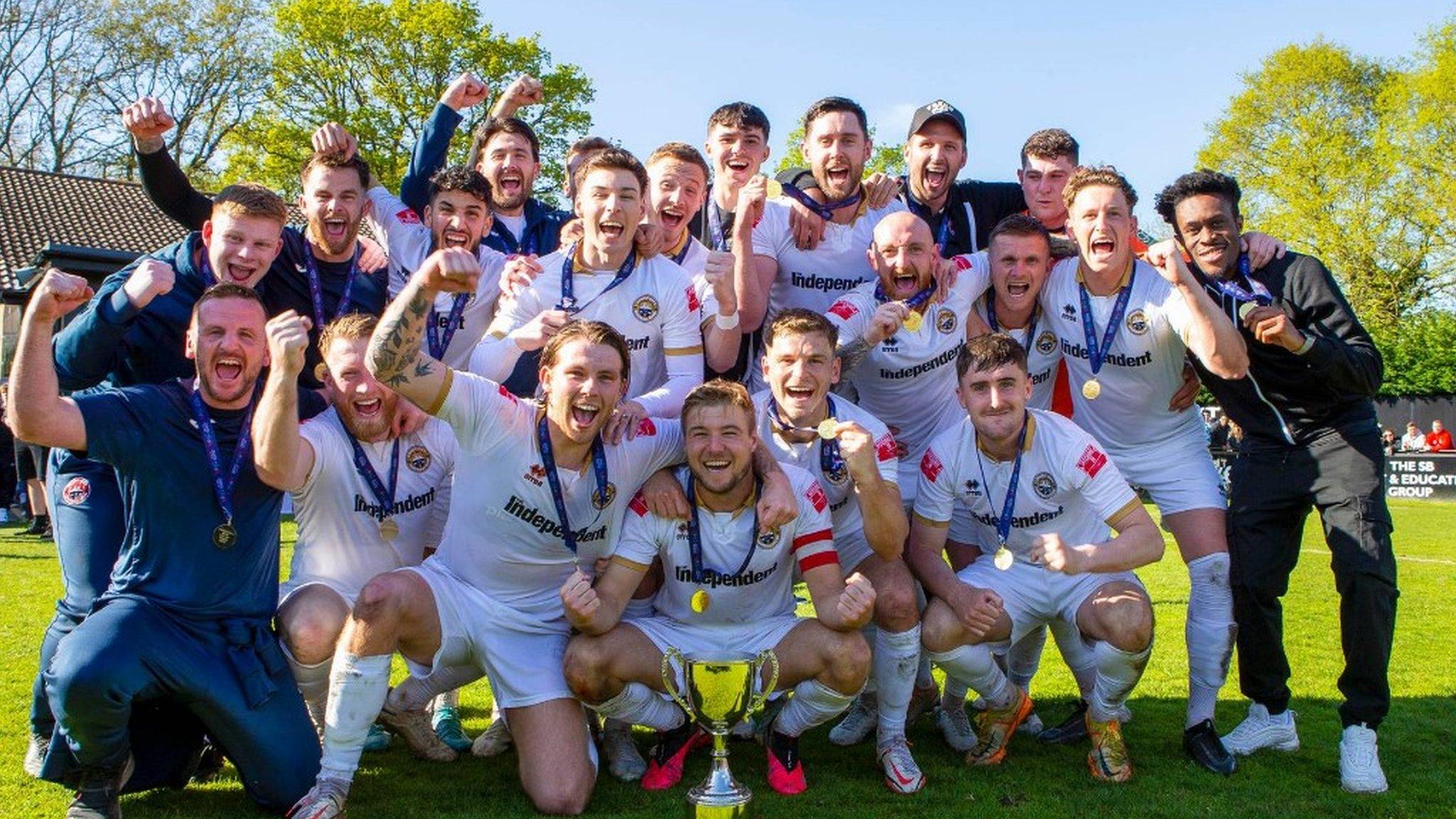 Truro City celebrate promotion