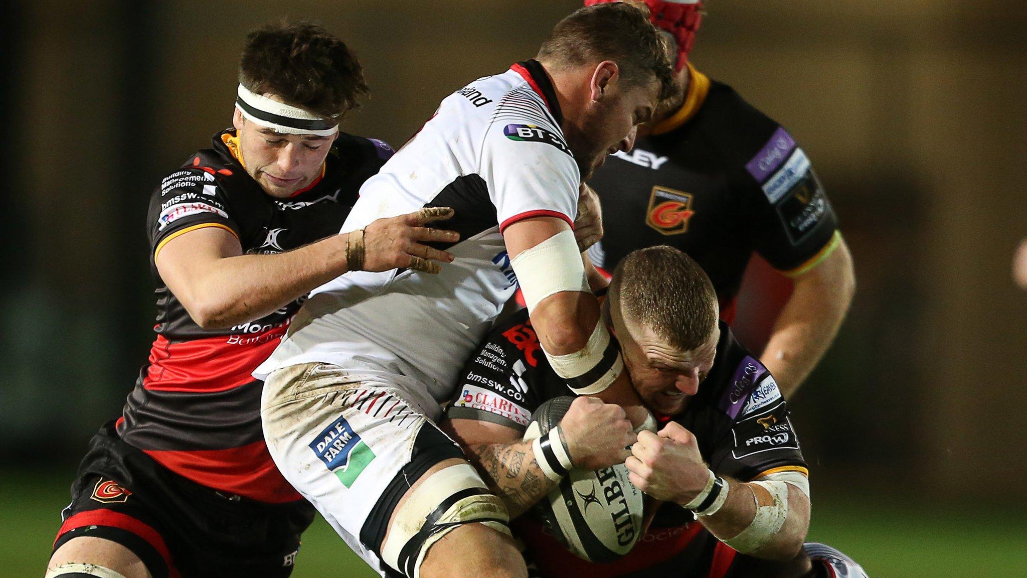 Dragons v Ulster match action shot