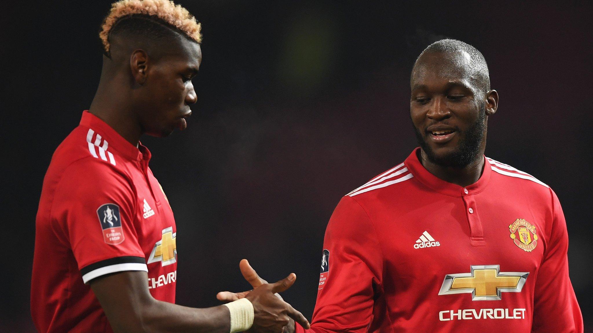 Paul Pogba and Romelu Lukaku