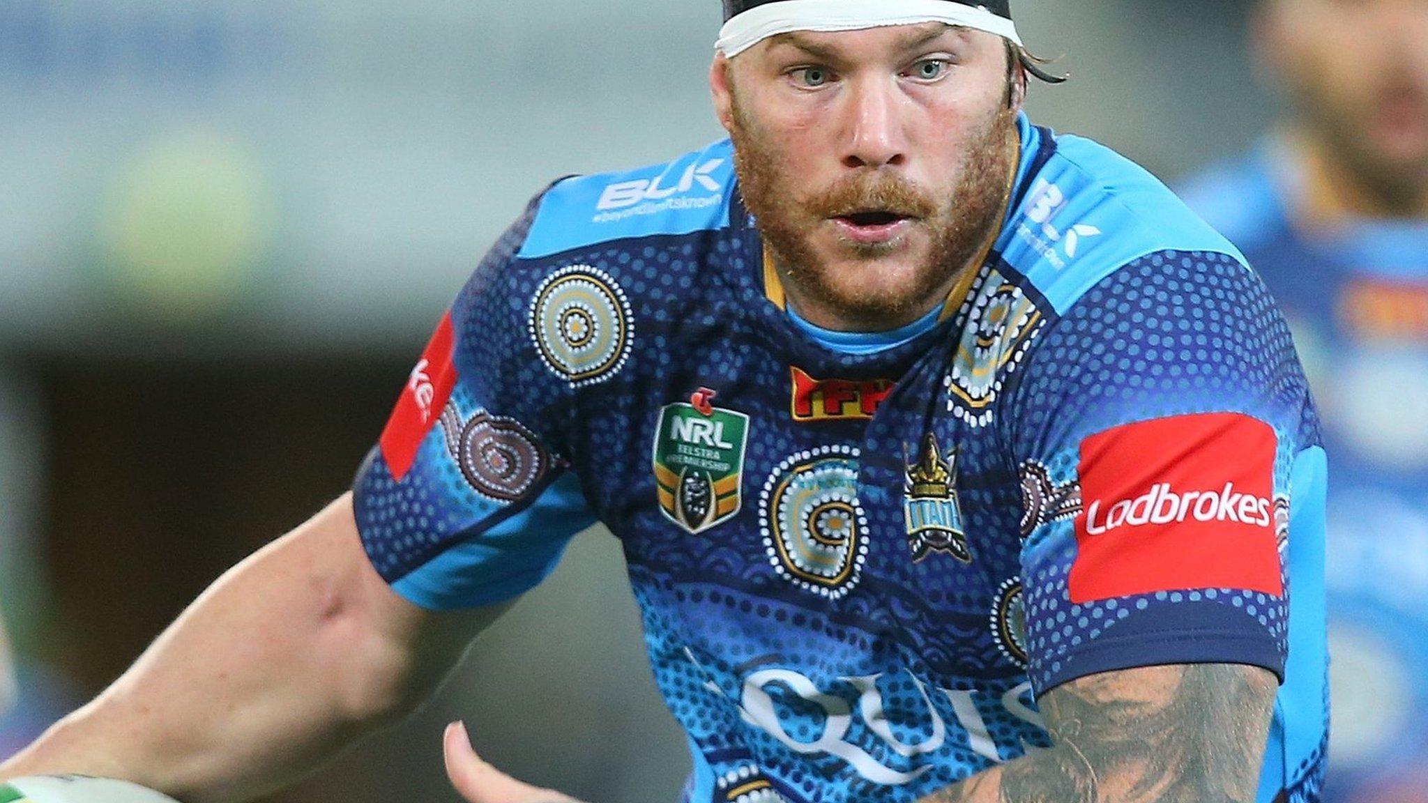 Gold Coast Titans player Chris McQueen