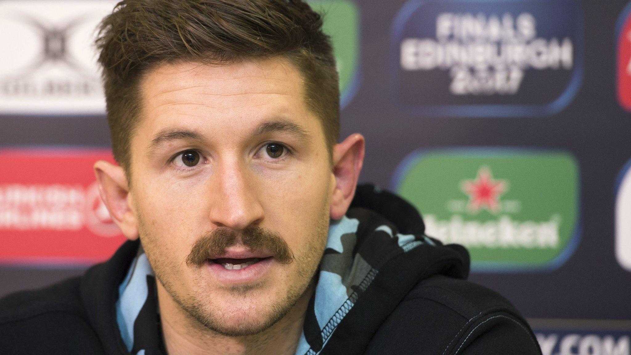 Henry Pyrgos speaks to the media on Tuesday