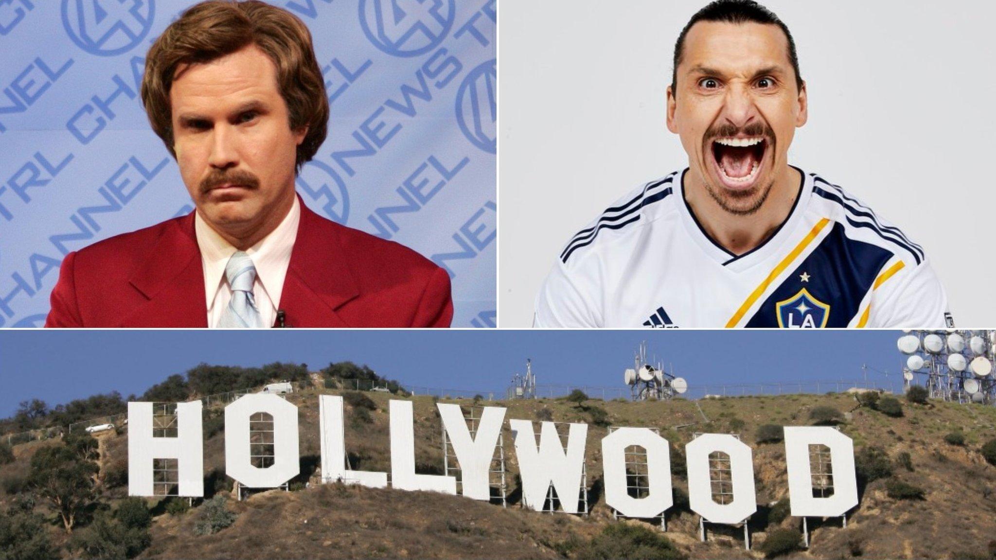 Will Ferrell and Zlatan Ibrahimovic