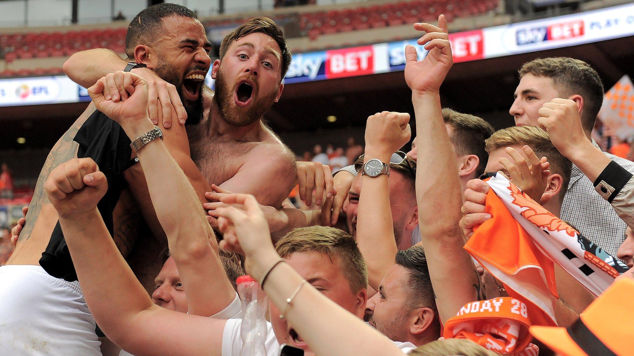 Blackpool celebrate