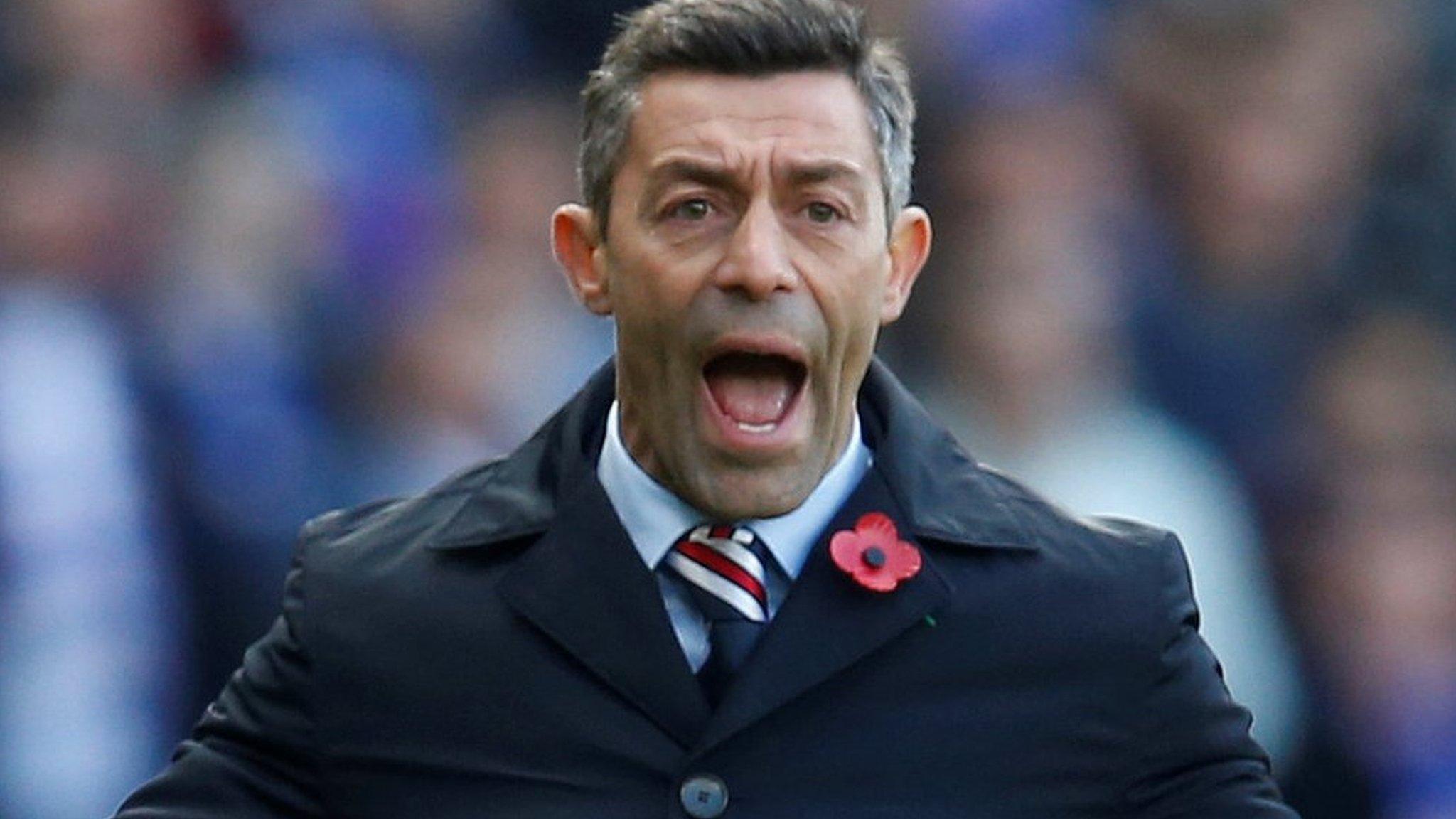 Former Rangers manager Pedro Caixinha