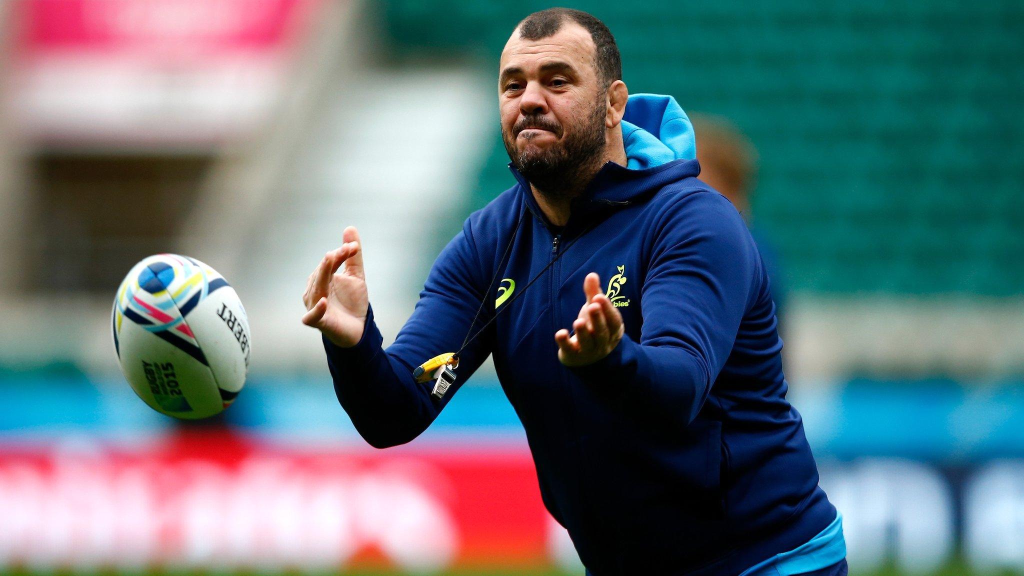 Australia head coach Michael Cheika