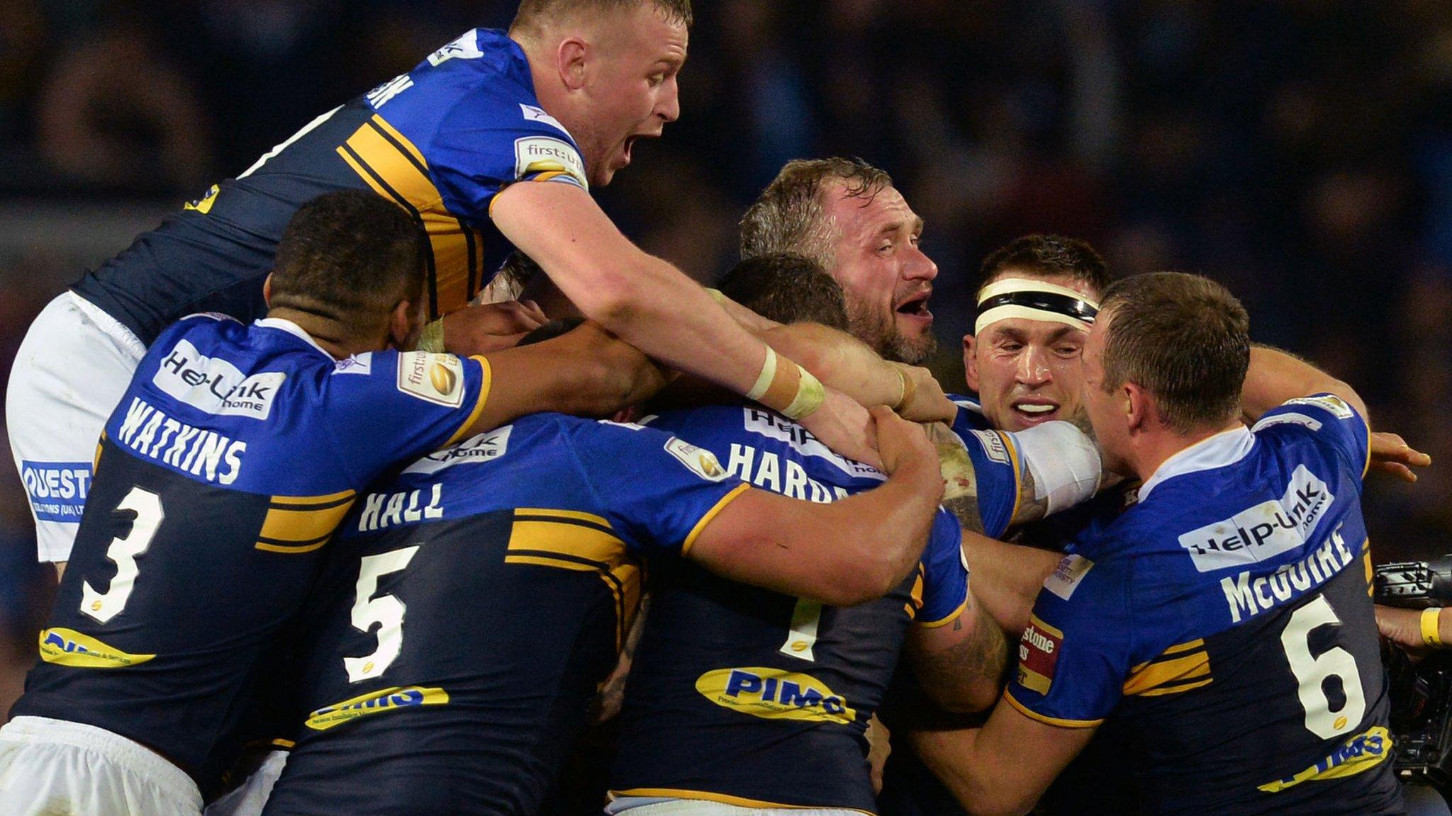 Leeds Rhinos celebrate