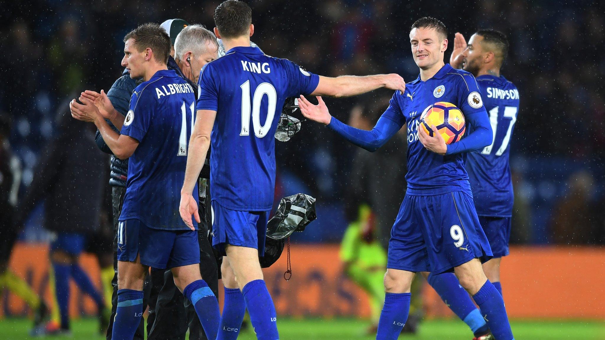 Leicester celebrate