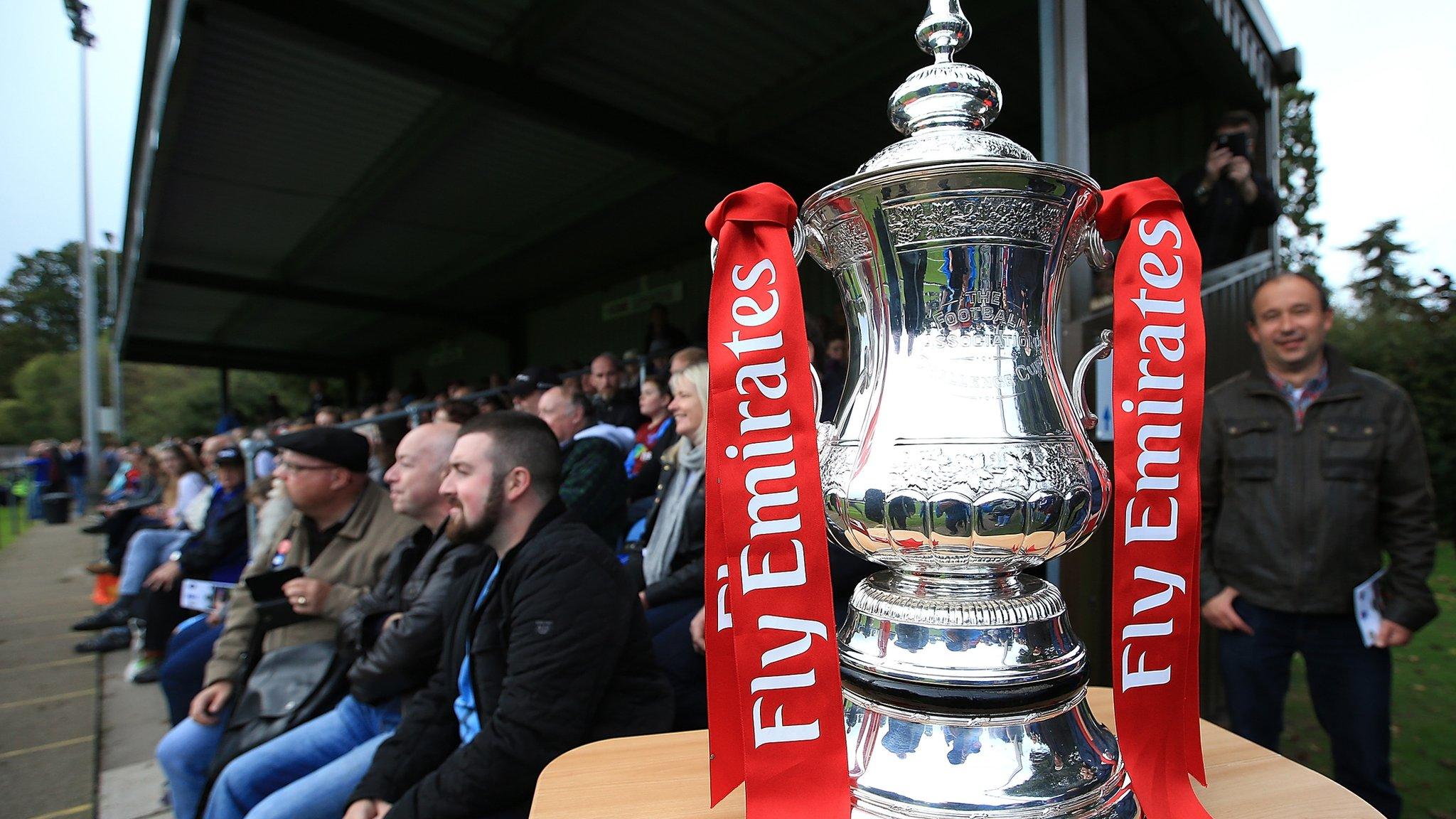 The FA cup trophy