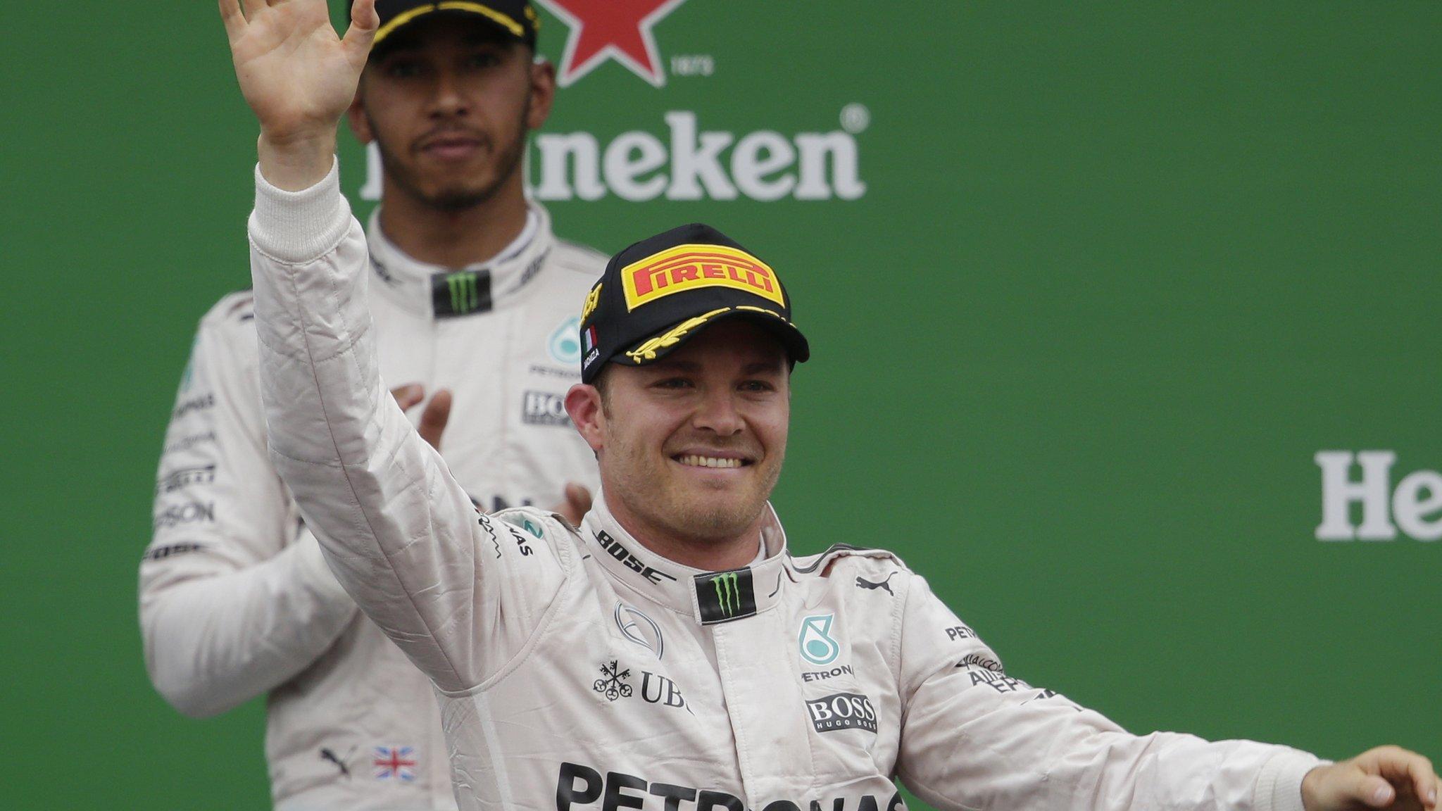 Hamilton and Rosberg