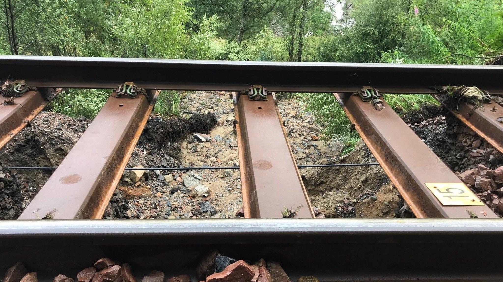 Damaged track