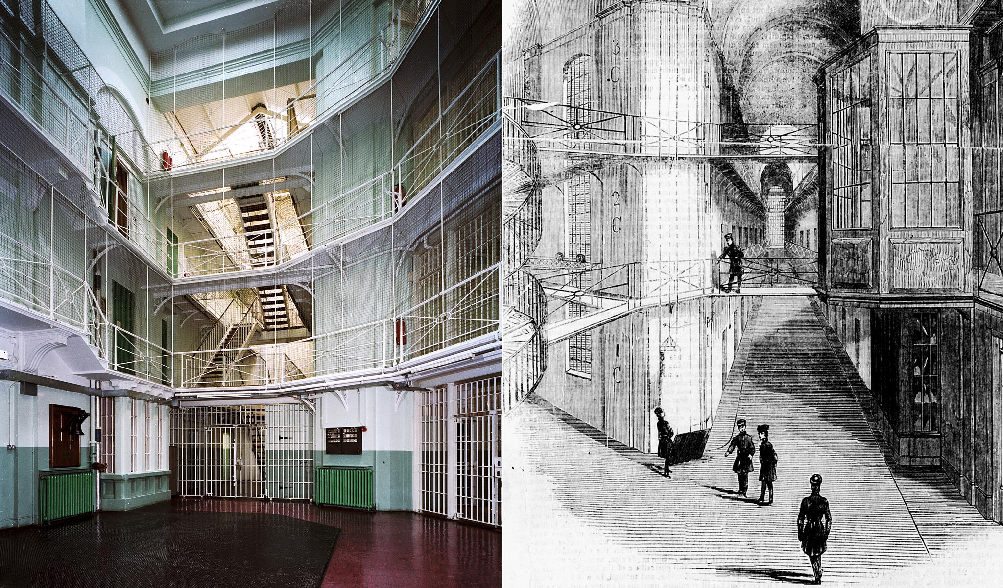 Pentonville Prison interiors, London