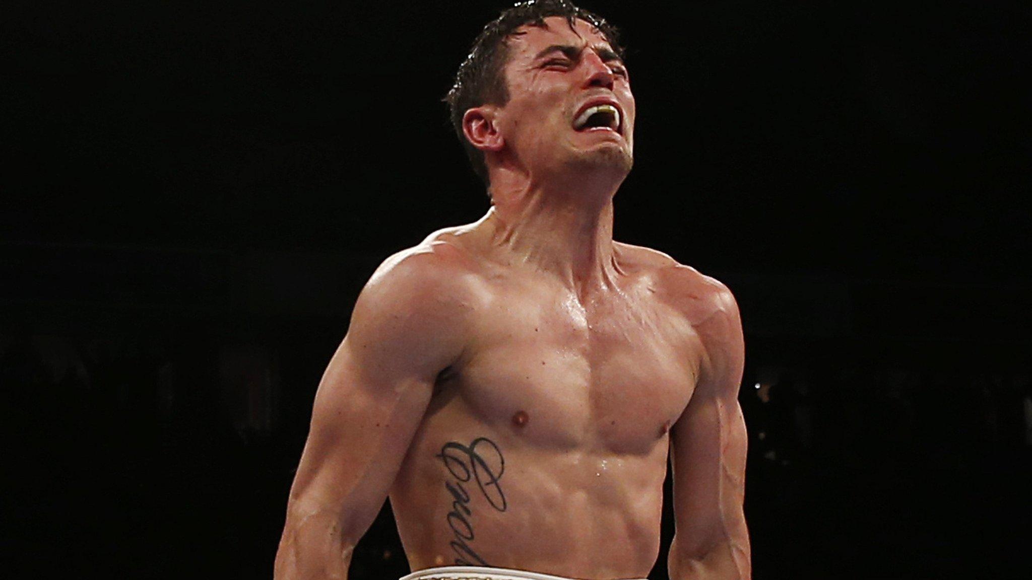 Anthony Crolla celebrates