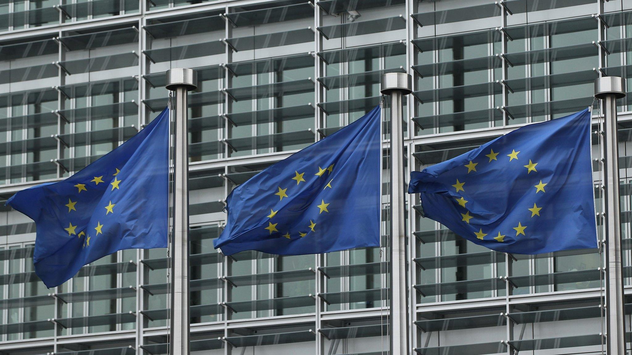 The EU Commission building in Brussels