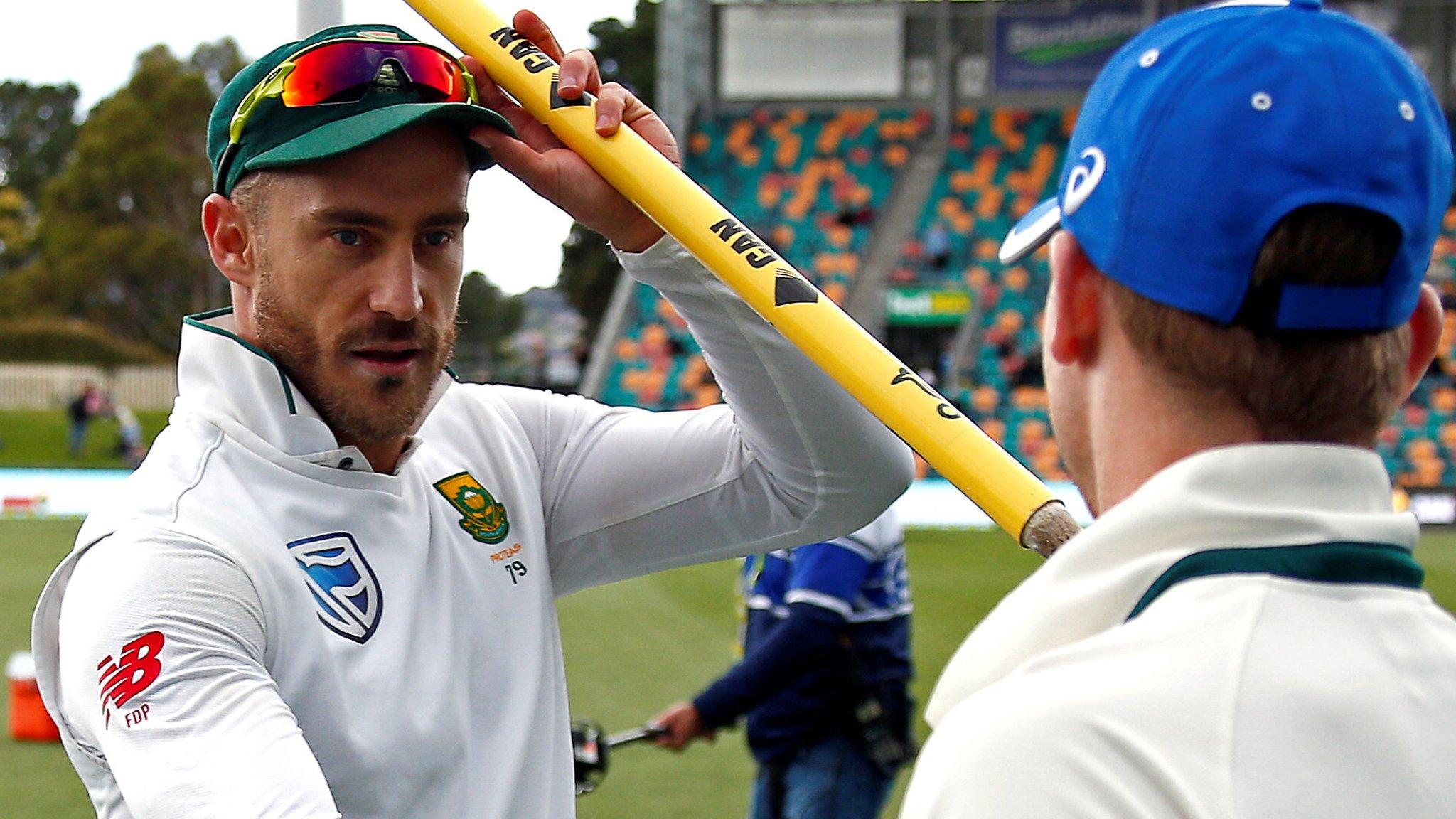 South Africa captain Faf du Plessis