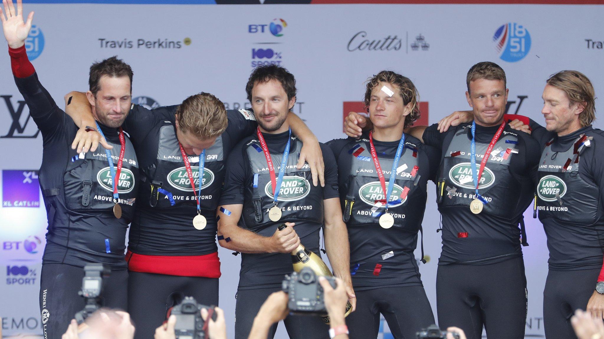 Sir Ben Ainslie and the Land Rover BAR team