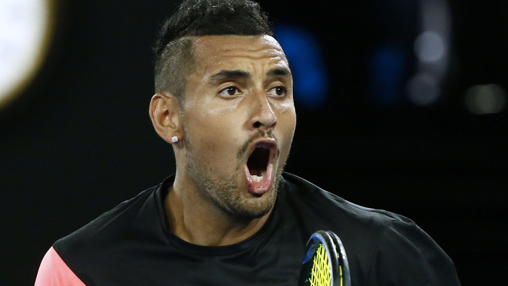 Nick Kyrgios of Australia