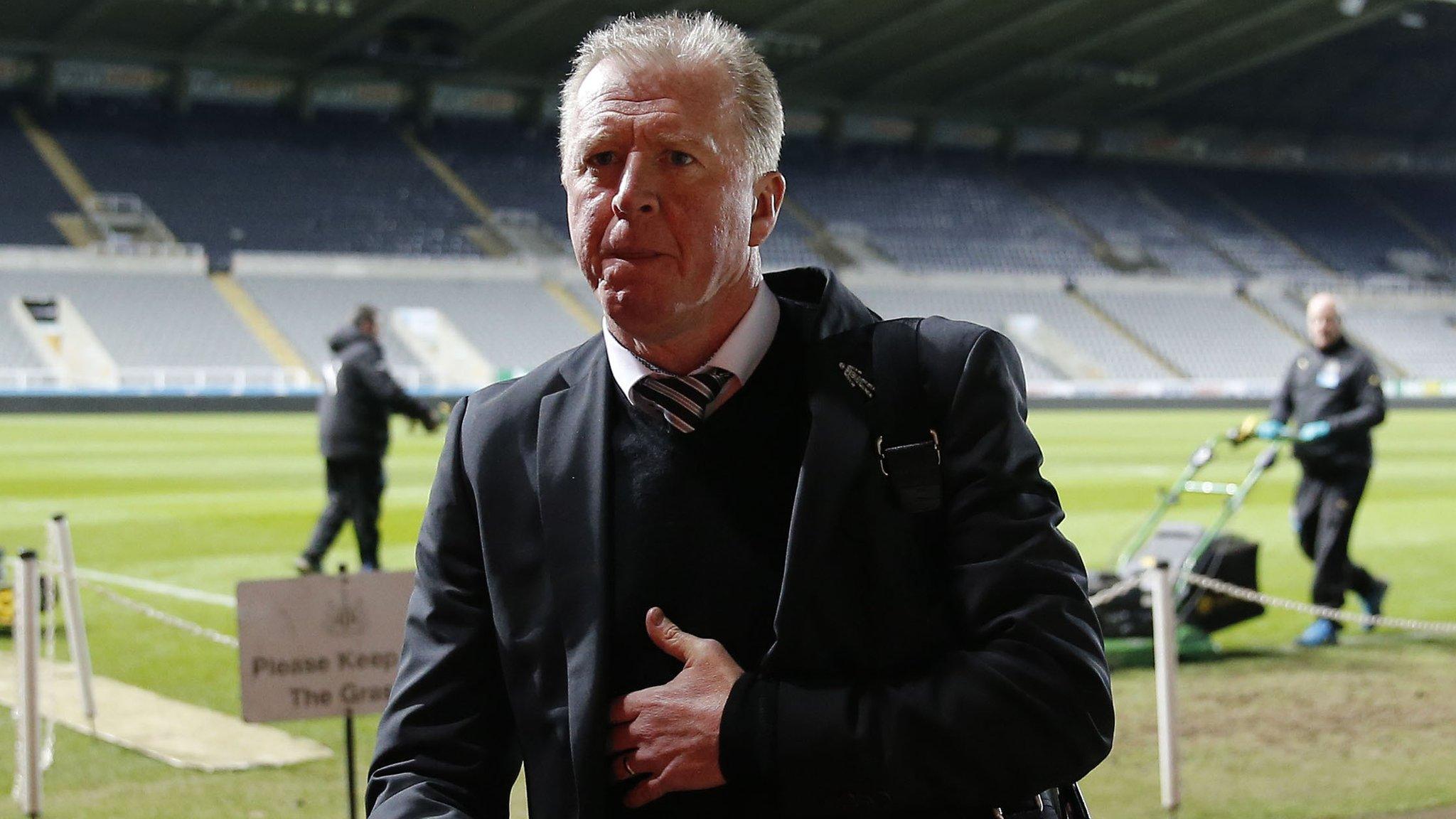 Newcastle head coach Steve McClaren