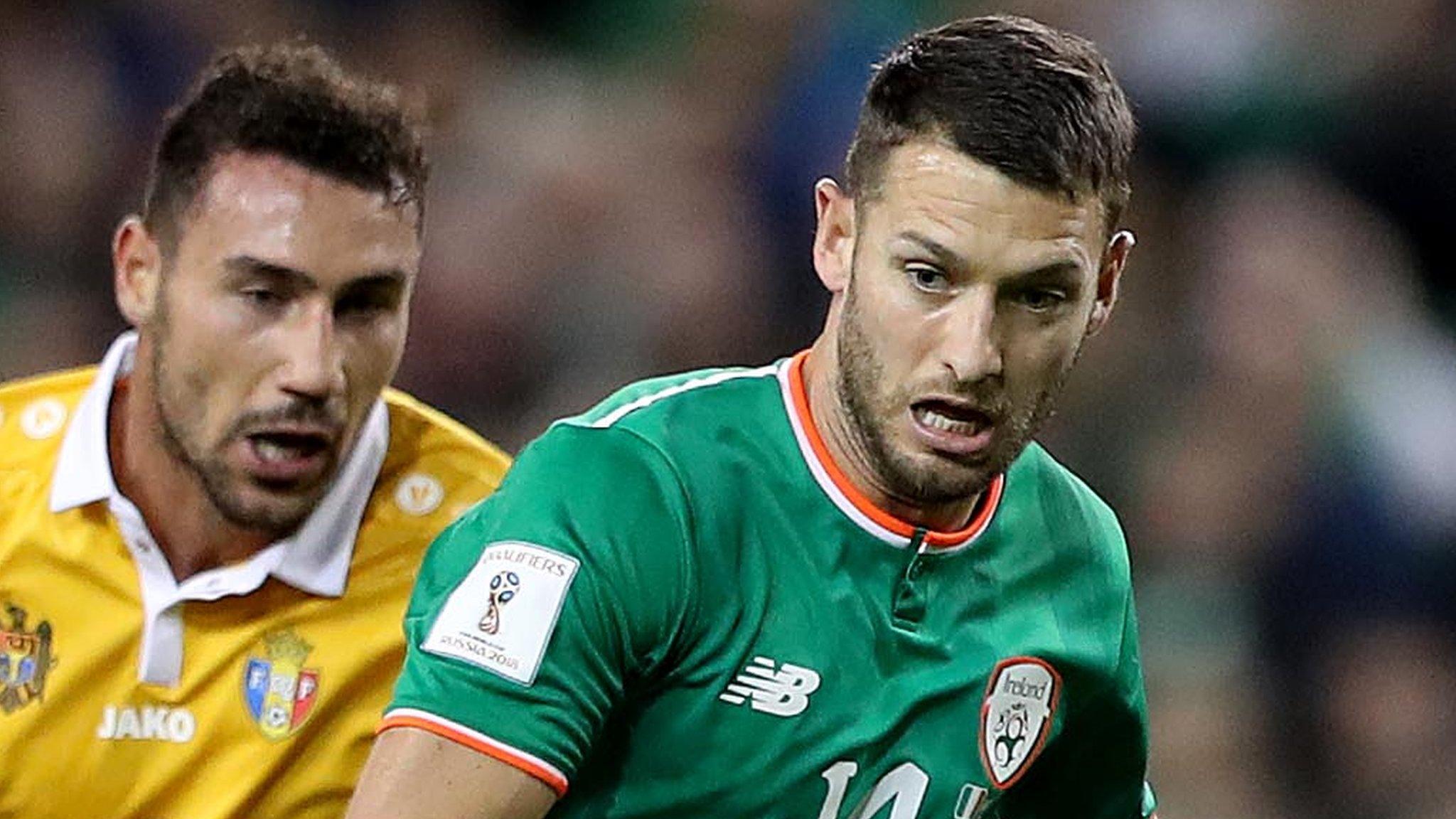 Wes Hoolahan of the Republic of Ireland