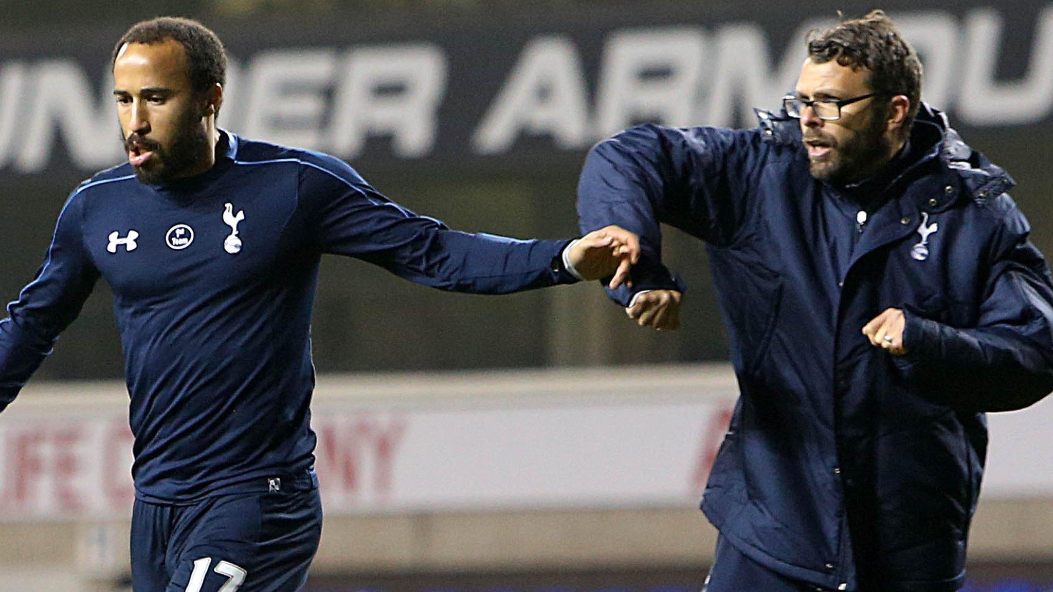 Andros Townsend clashes with Nathan Gardiner