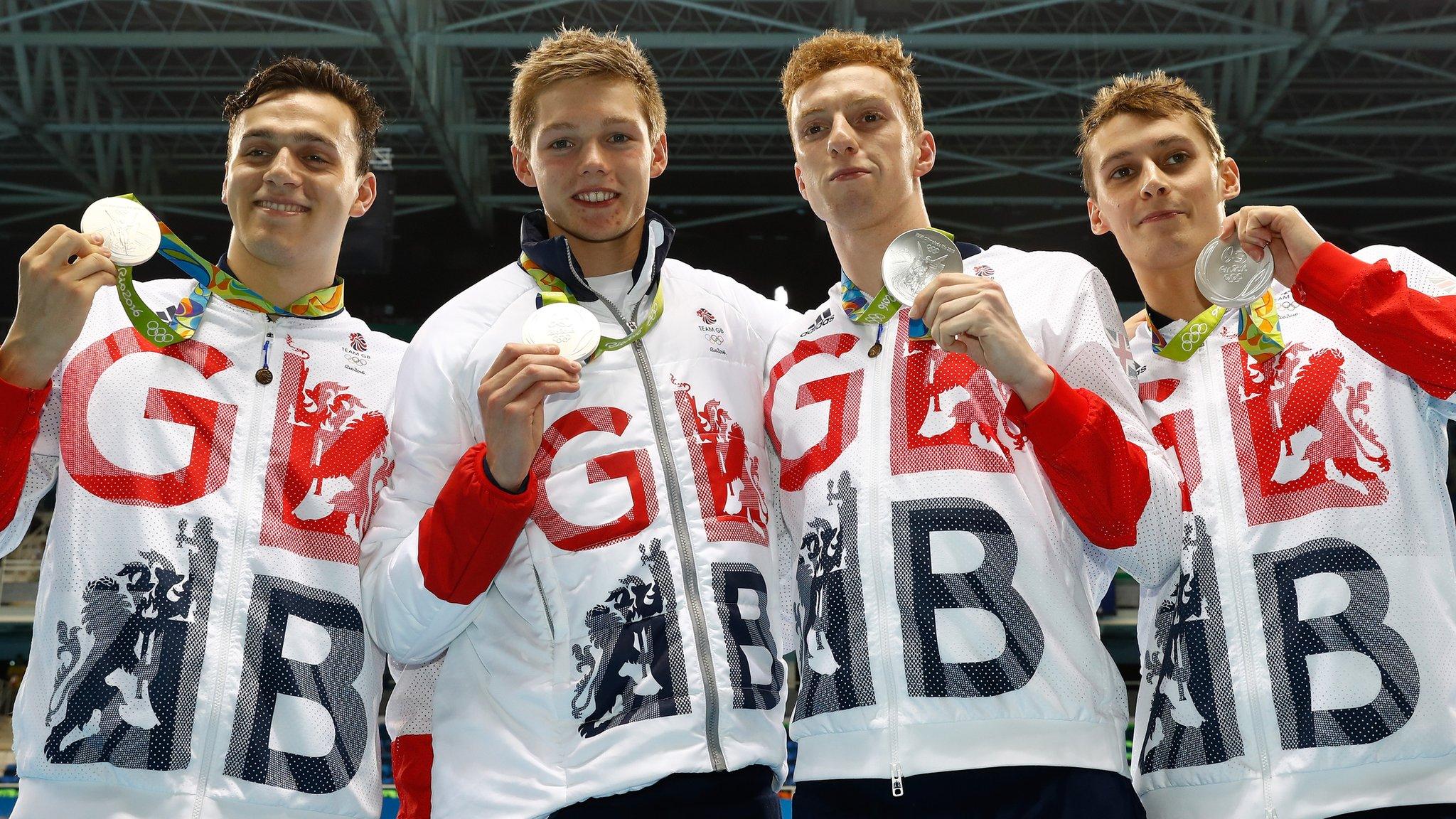 Britain's men's 4x200m team