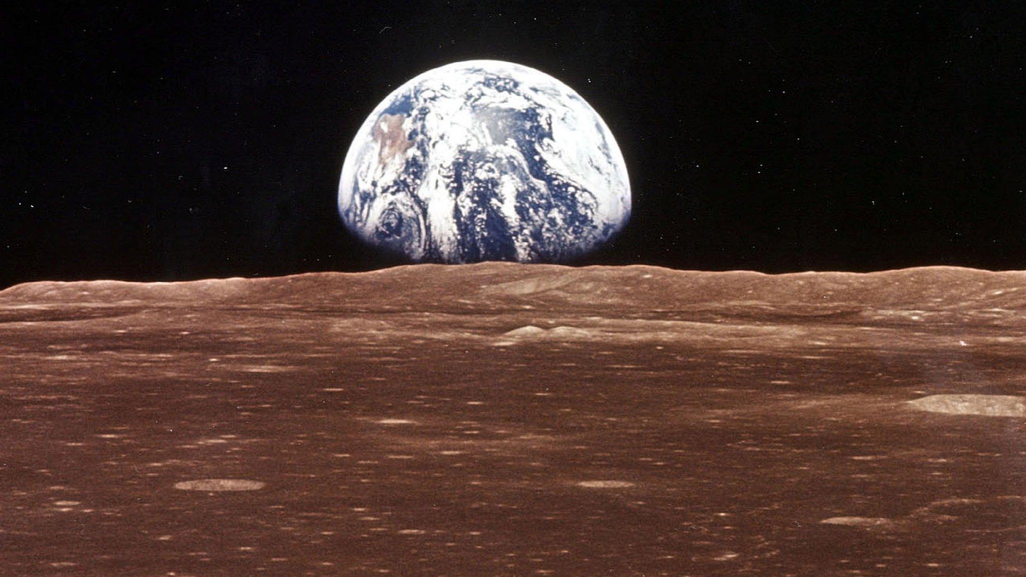 View of Earth from the Moon