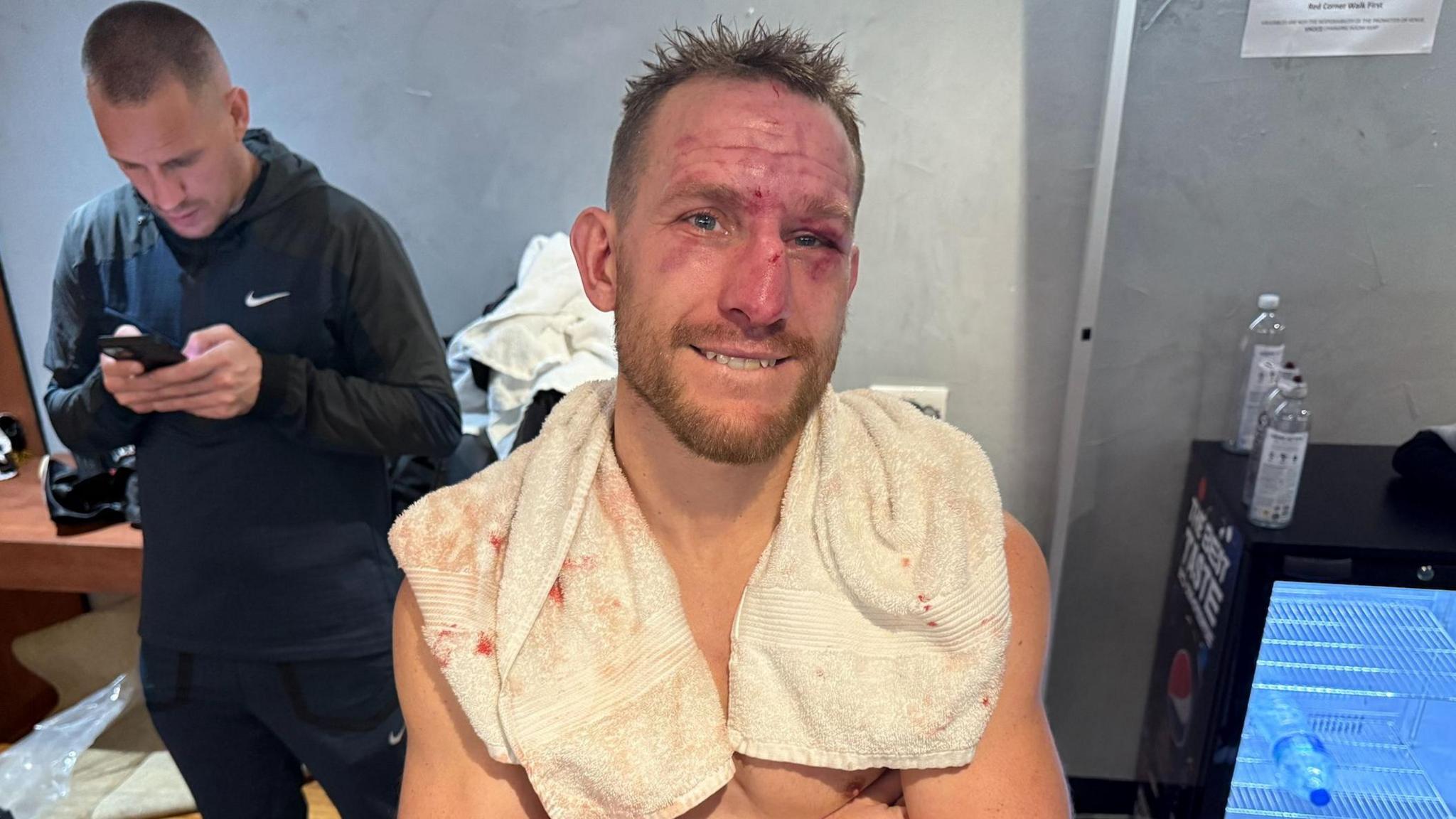 Ryan Walsh following his fight with Sam Noakes at Wembley Arena