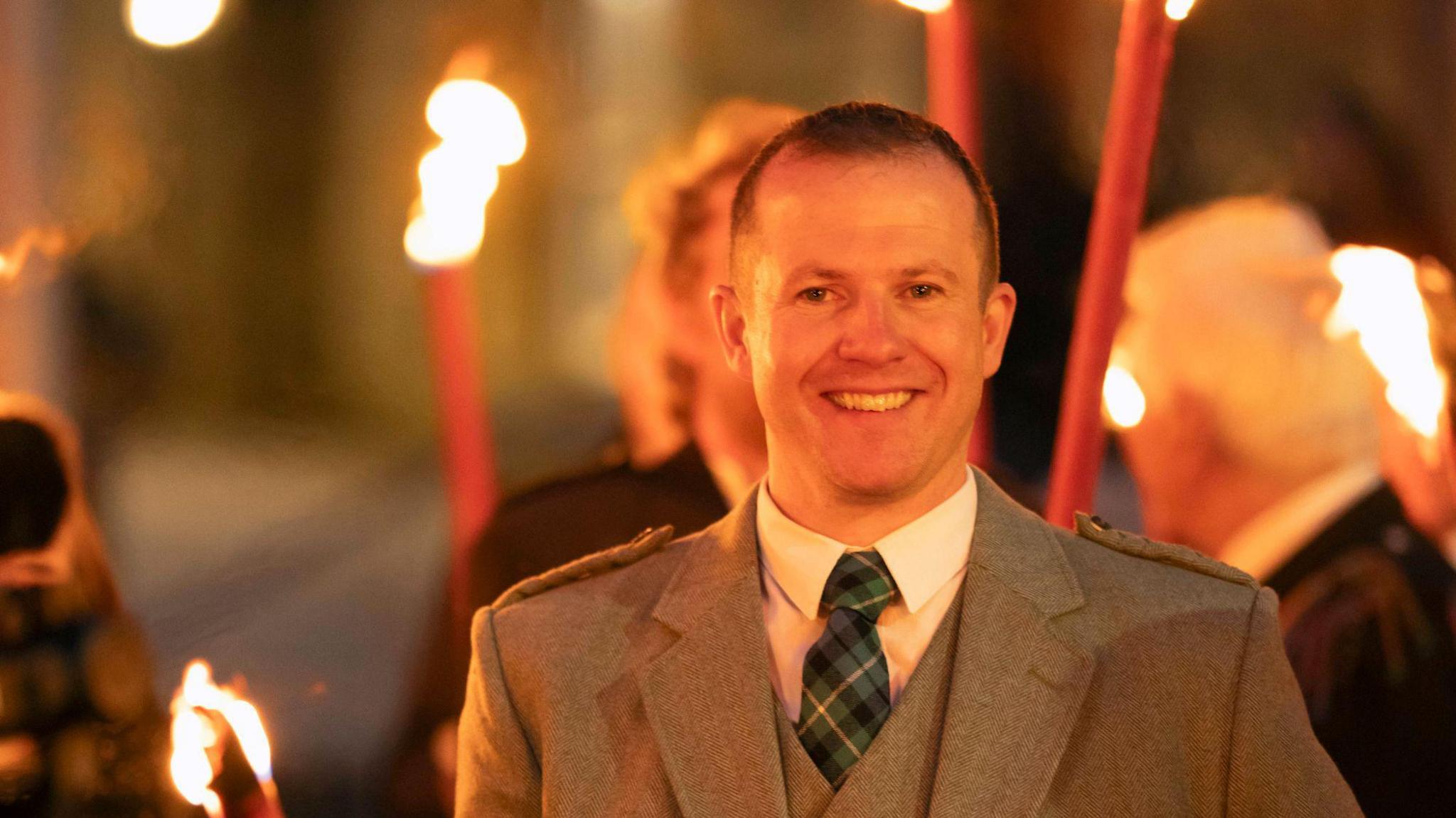 Seumas Greumach aig a' chaismeachd sa Ghearasdan an t-seachdain seo chaidh