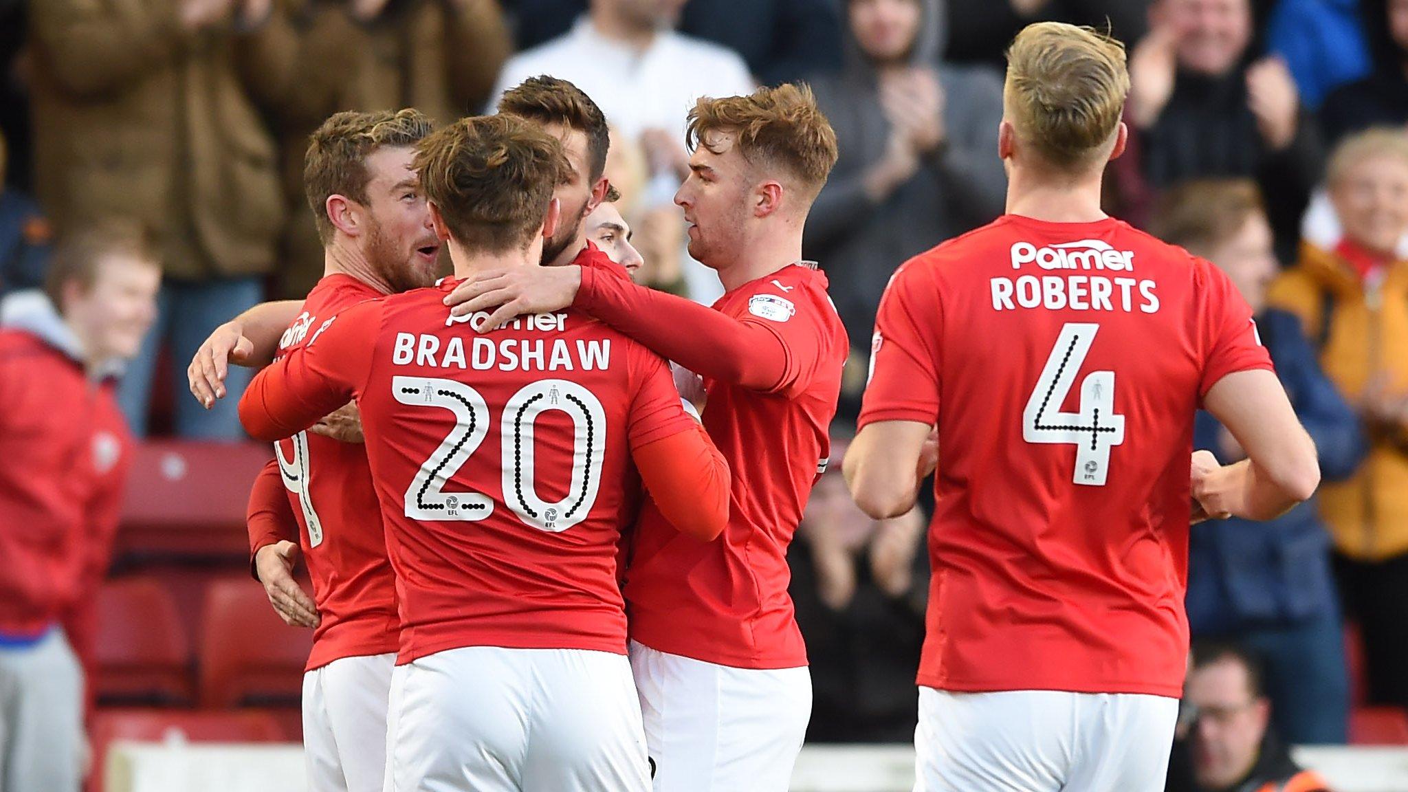 Barnsley celebrate