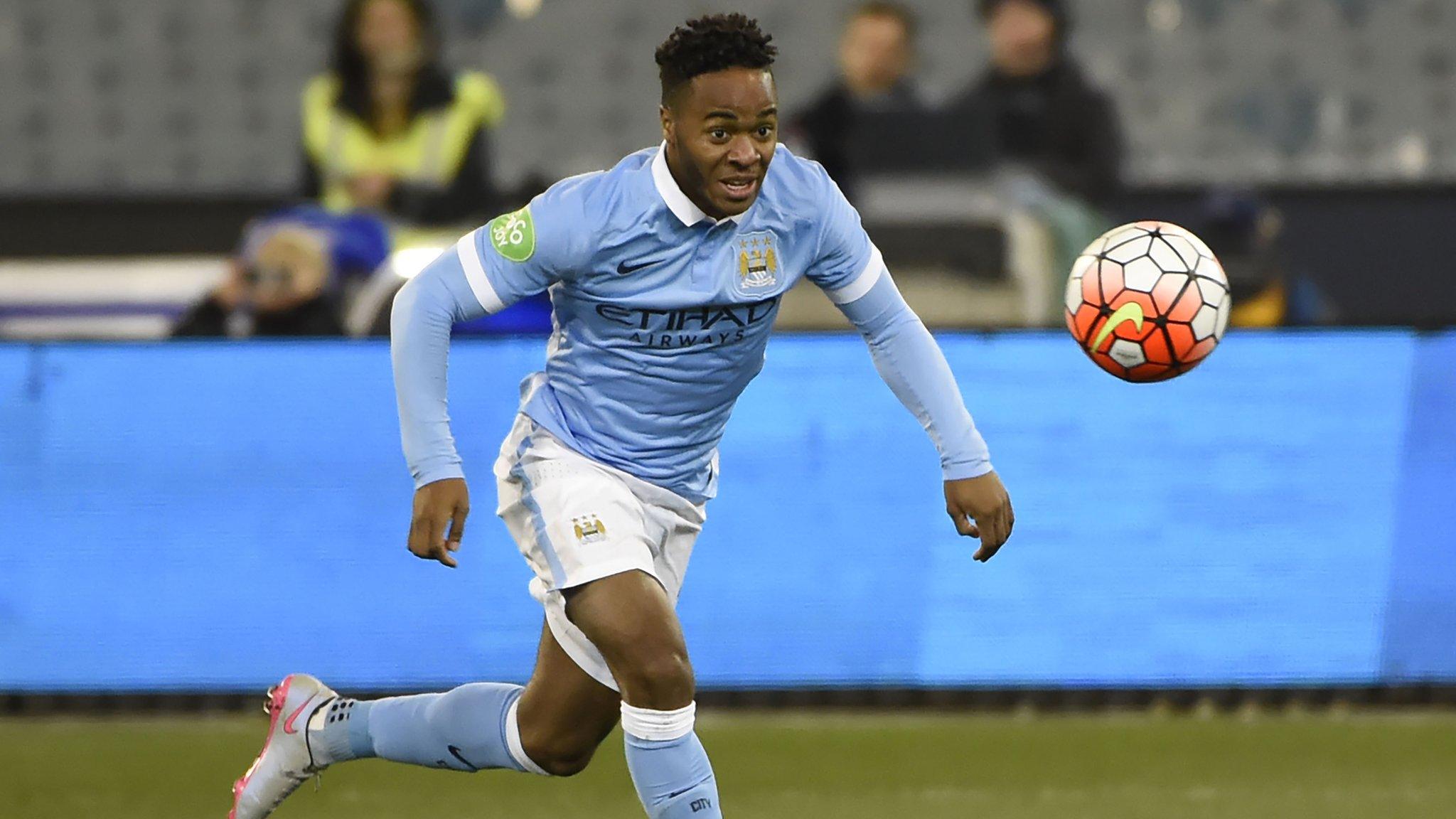 Manchester City player Raheem Stirling