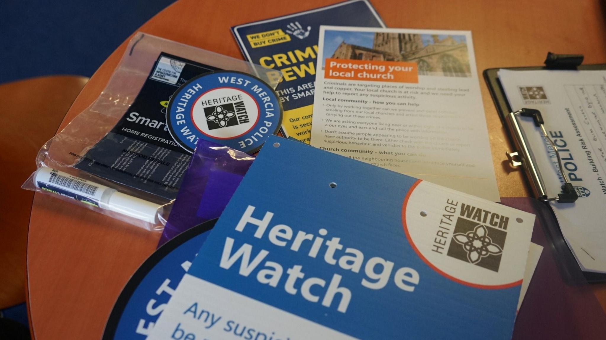 Heritage volunteer leaflets