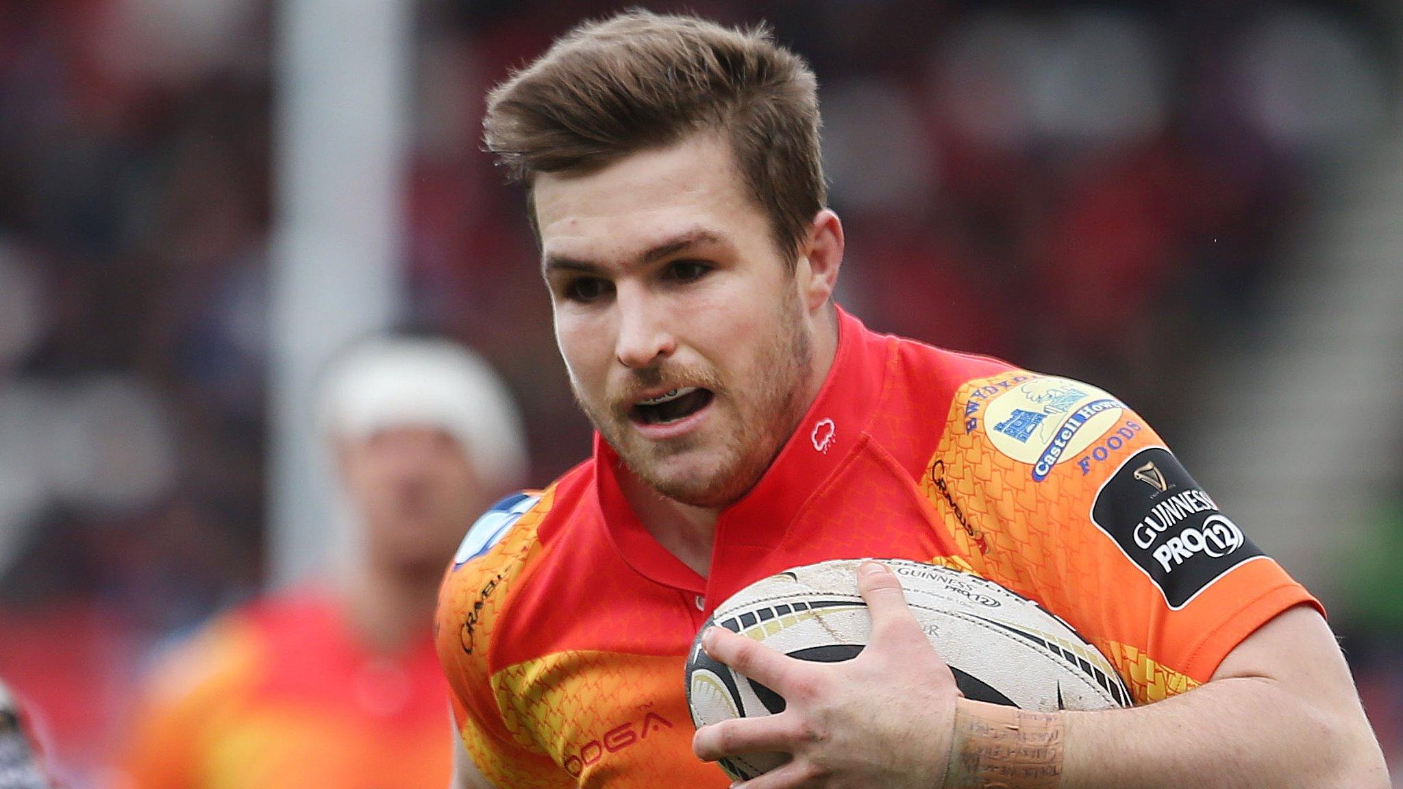 Michael Collins scored both tries for Scarlets