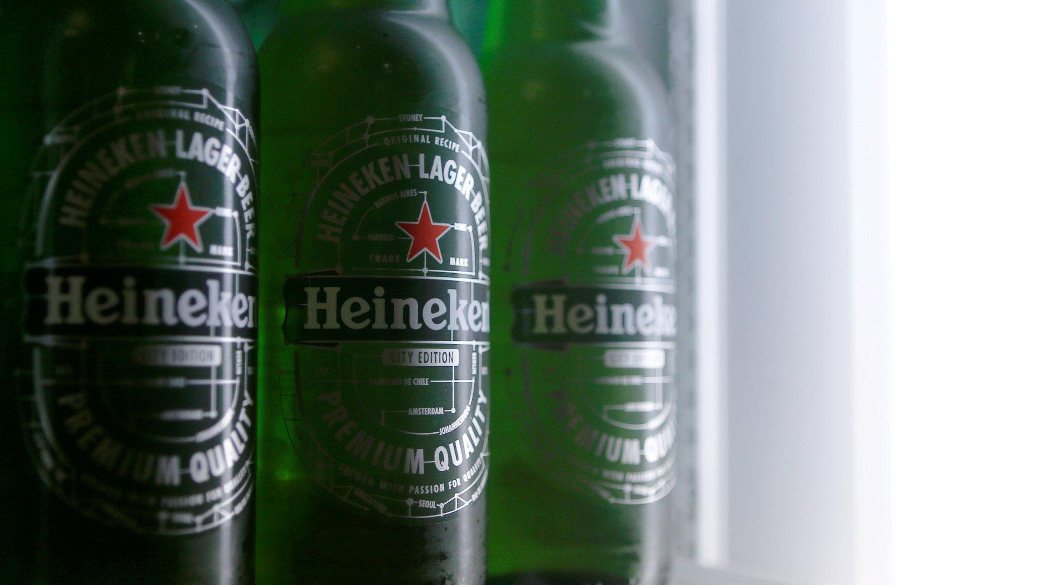 Heineken bottles