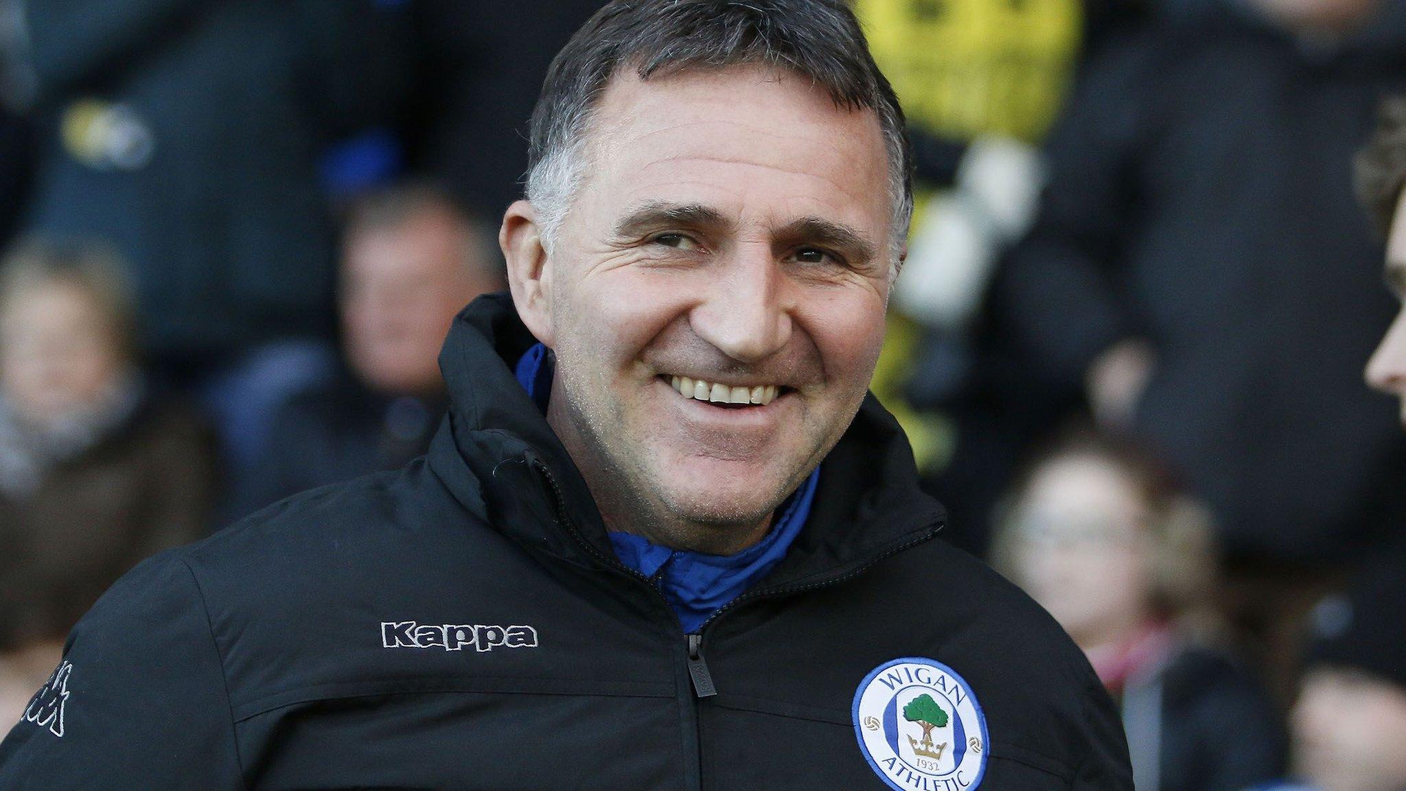 Wigan manager Warren Joyce